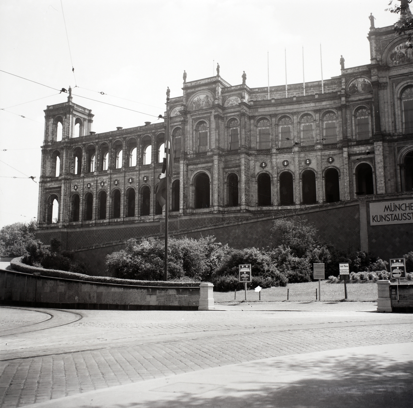 Germany, Munich, Maximilianeum., 1936, Lőrincze Judit, Fortepan #188485