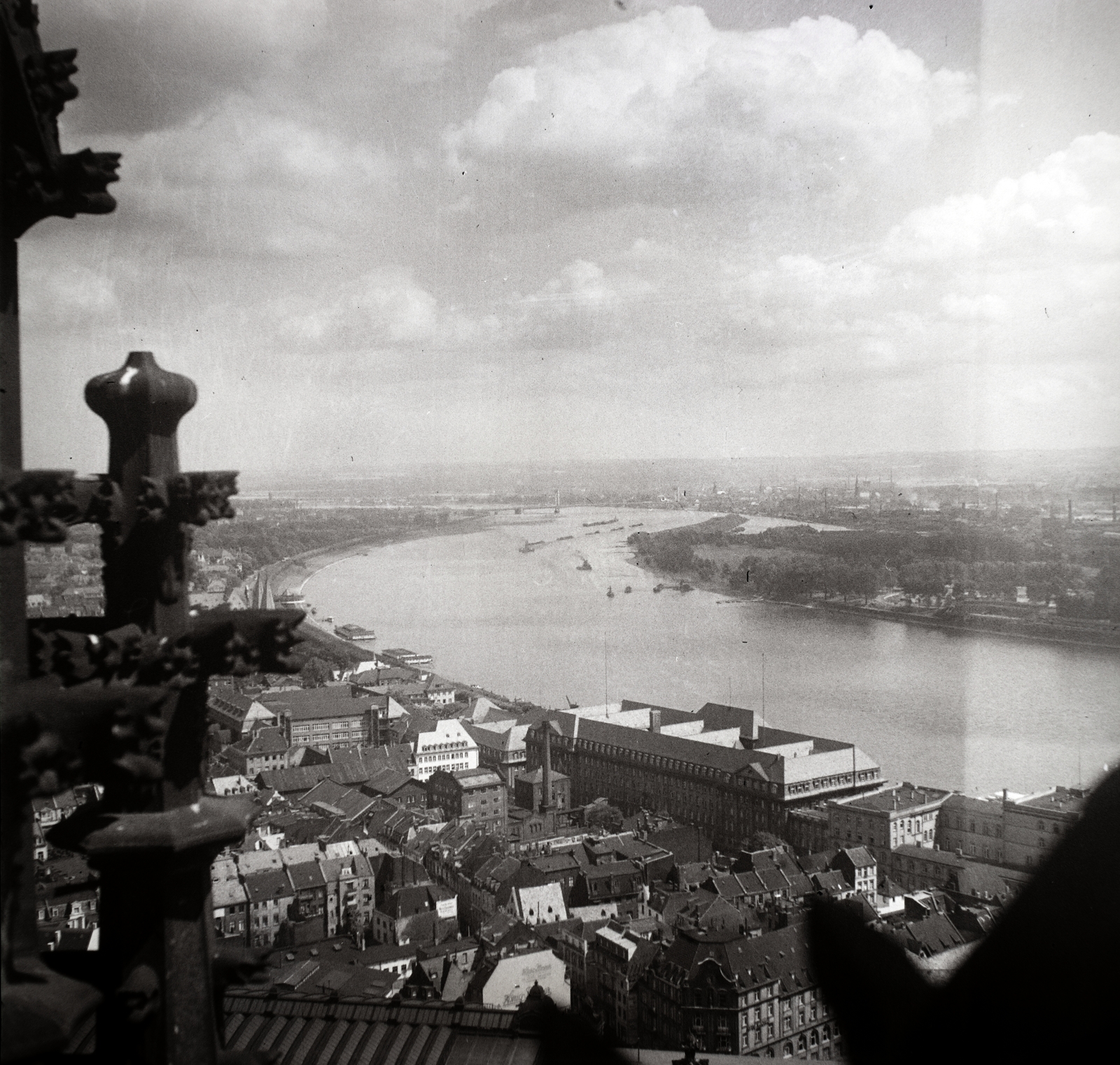 Germany, Köln, kilátás a Dóm tornyából északkelet felé., 1936, Lőrincze Judit, Fortepan #188502