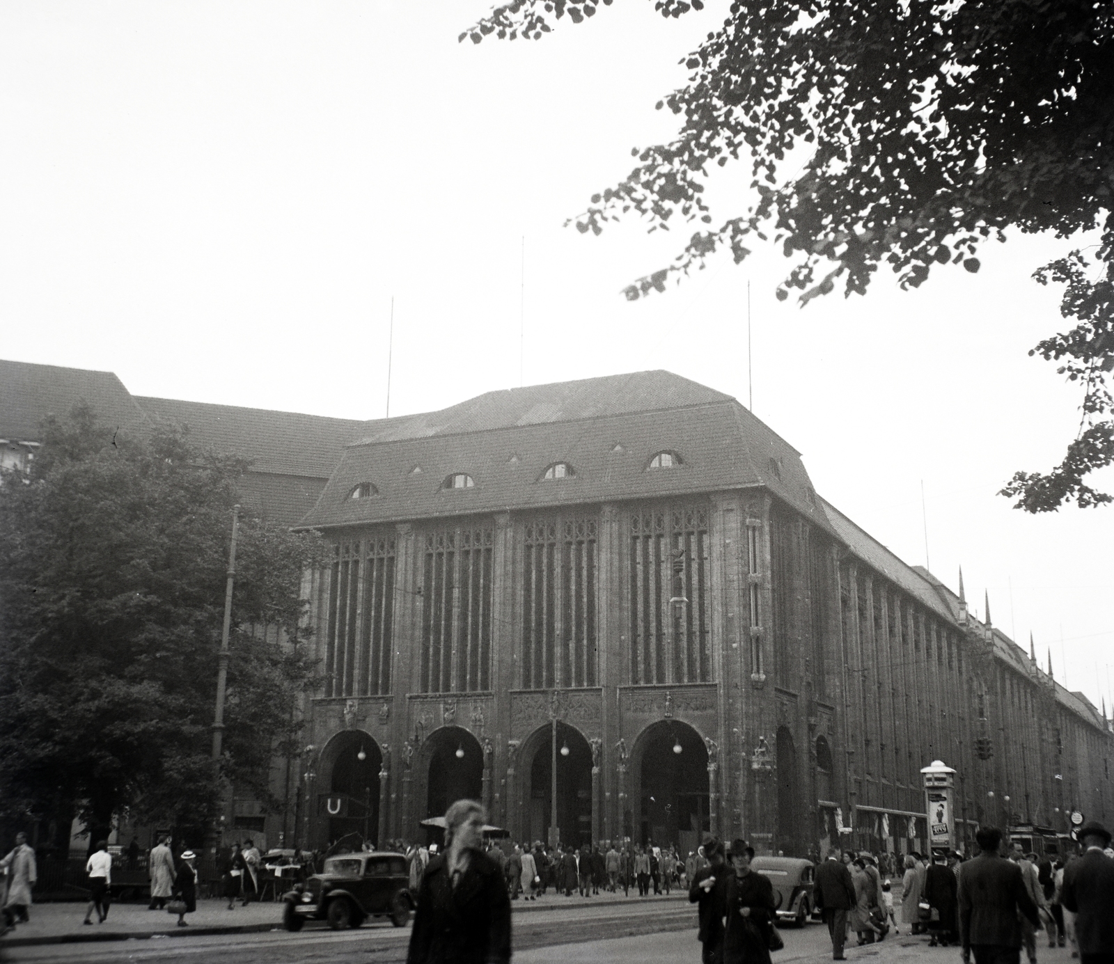 Germany, Berlin, Leipziger Platz, Wertheim Áruház., 1936, Lőrincze Judit, Fortepan #188573