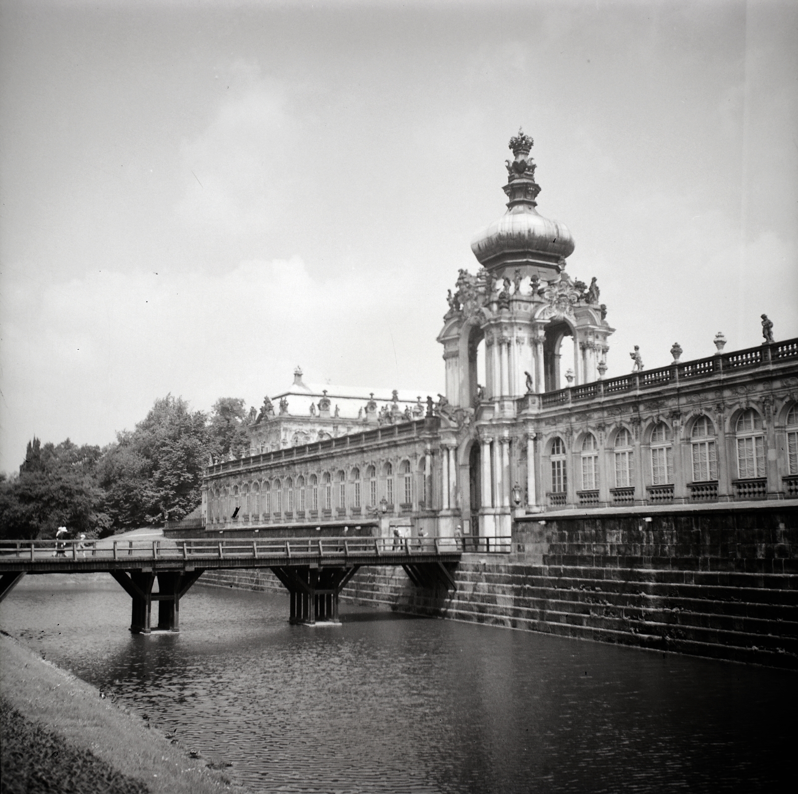 Germany, Dresden, Zwinger, Koronás kapu (Kronentor)., 1936, Lőrincze Judit, Fortepan #188582