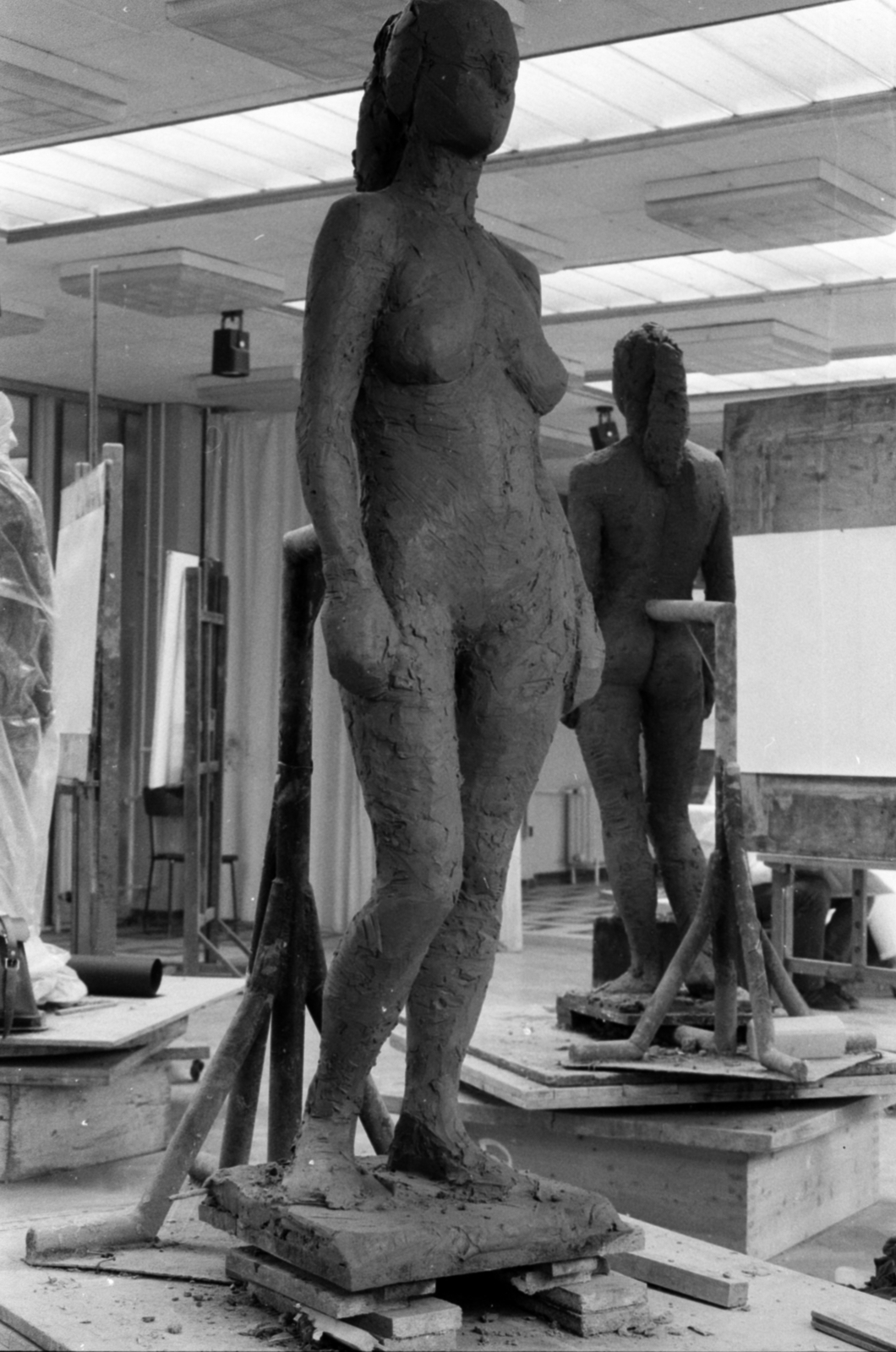 1980, Fortepan/Album041, sculpture, Fortepan #188937