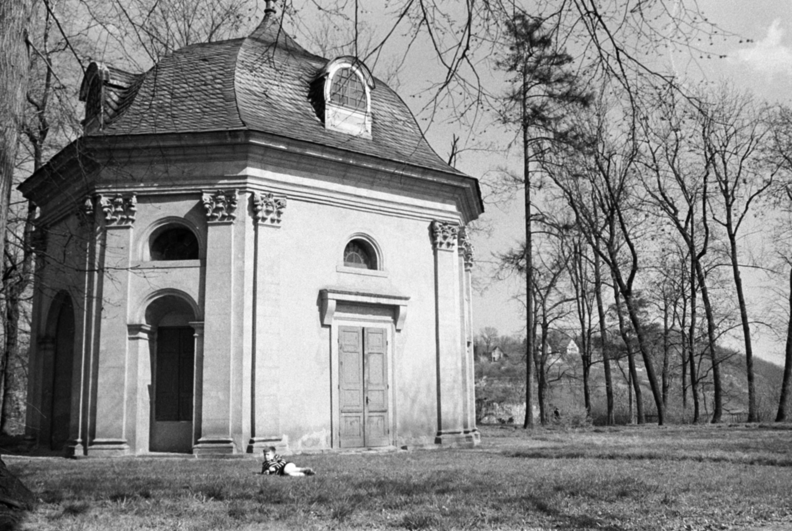 Germany, Heidecksburg kastély, Schallhaus (kerti pavilon és koncertépület)., 1961, Palkó Zsolt, Fortepan #189113