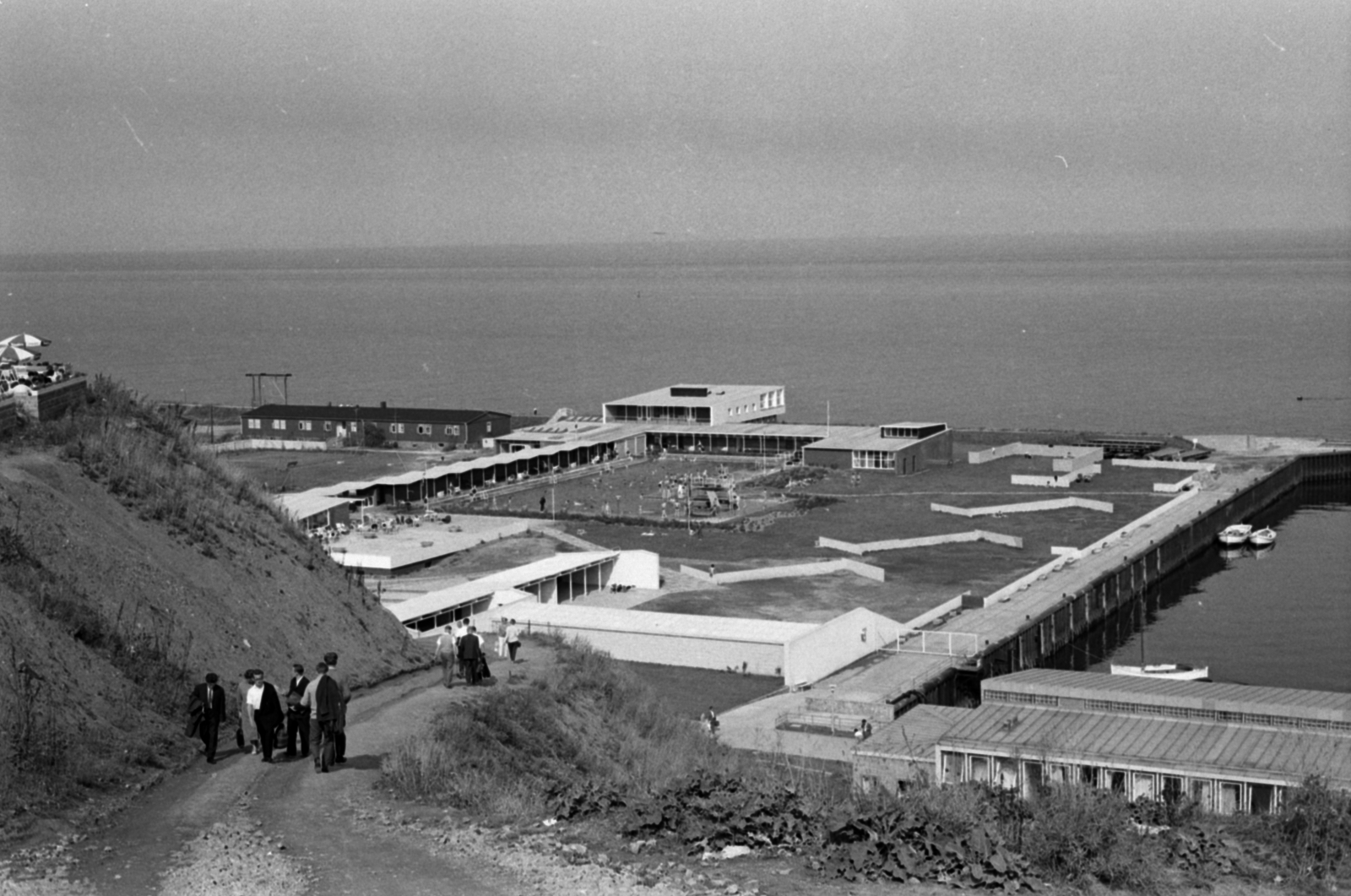 Germany, untitled, Millstätter Weg, háttérben a strand., 1961, Ungvári György, FRG, Fortepan #189186