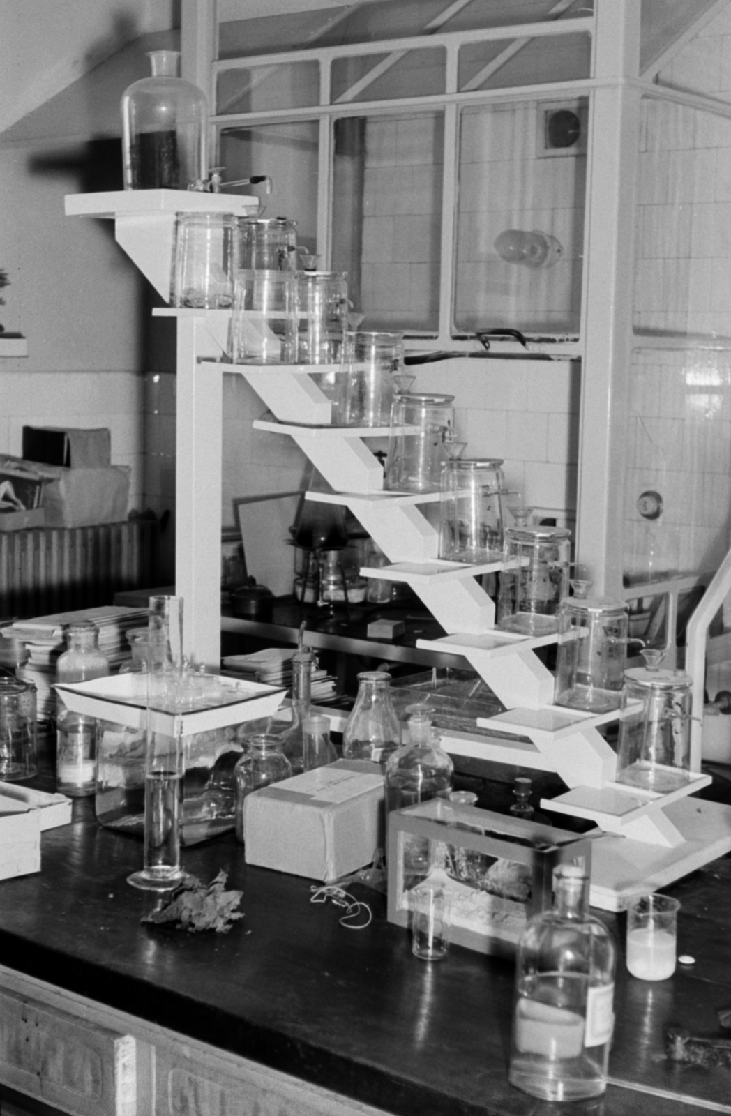 1958, Tölg Anna, laboratory, Fortepan #189363