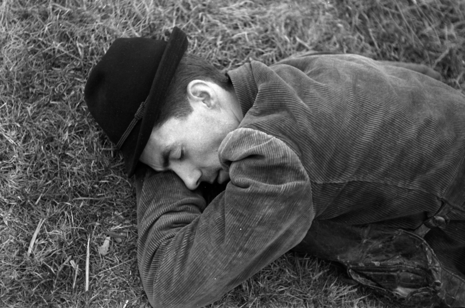 1958, Tölg Anna, sleeping, Fortepan #189407