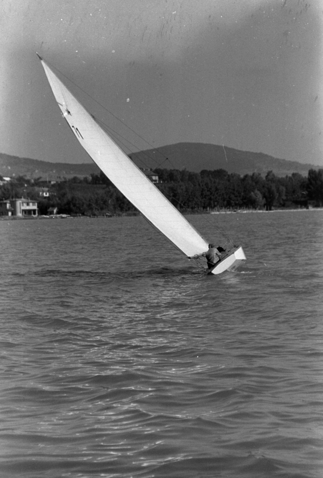 1960, Tölg Anna, sailing, Fortepan #189572
