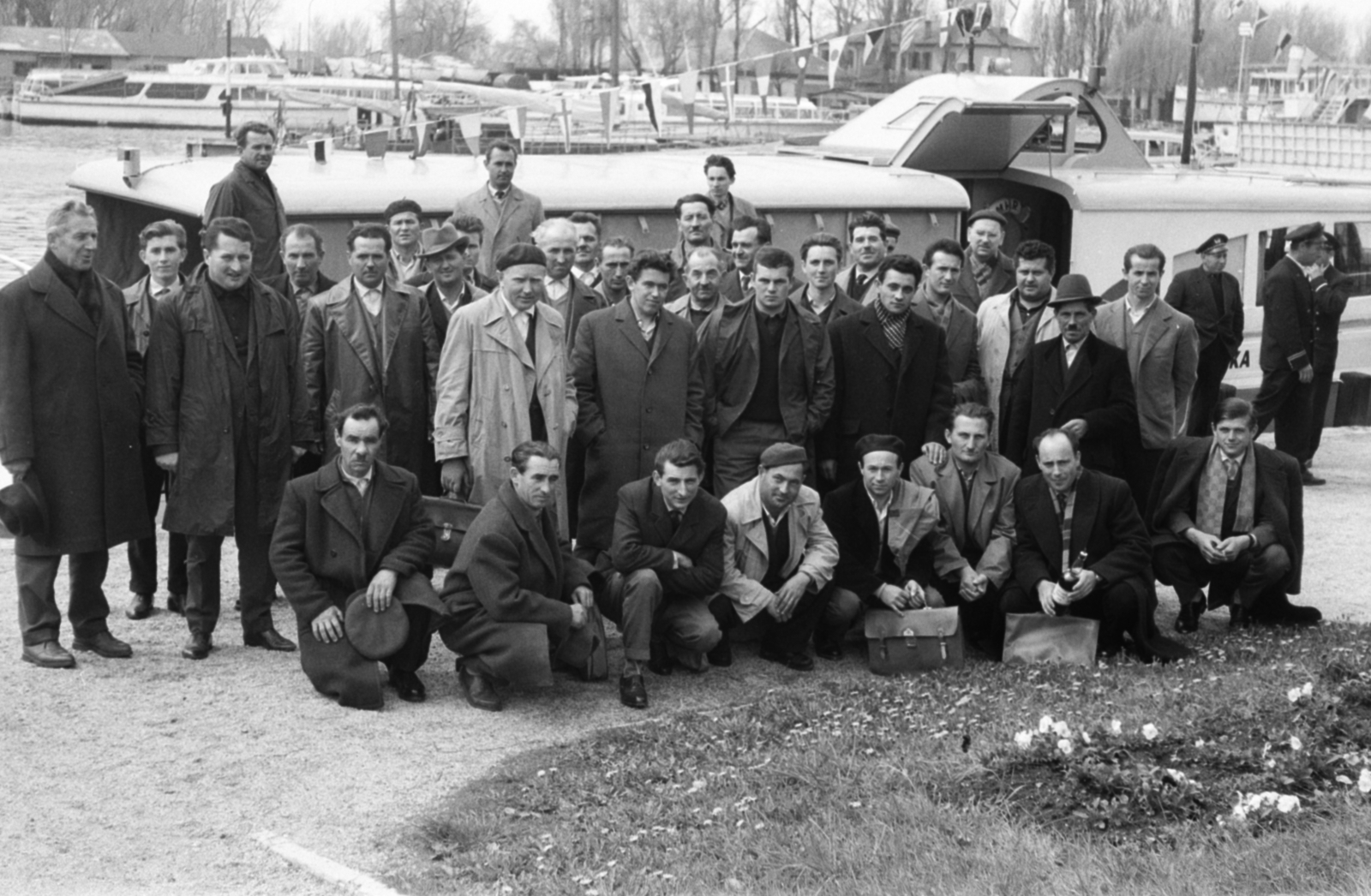 Magyarország,Balaton, Siófok, kikötő., 1963, Tölg Anna, Fortepan #189853