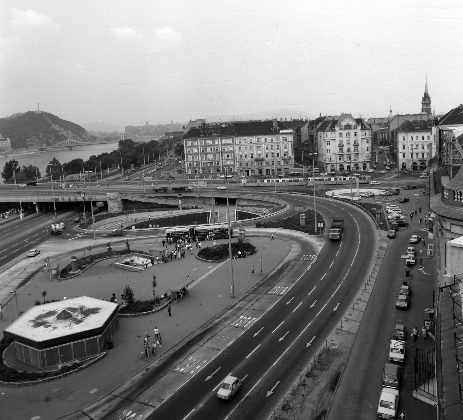 Hungary, Budapest IX., Boráros tér., 1983, UVATERV, Budapest, Fortepan #190044
