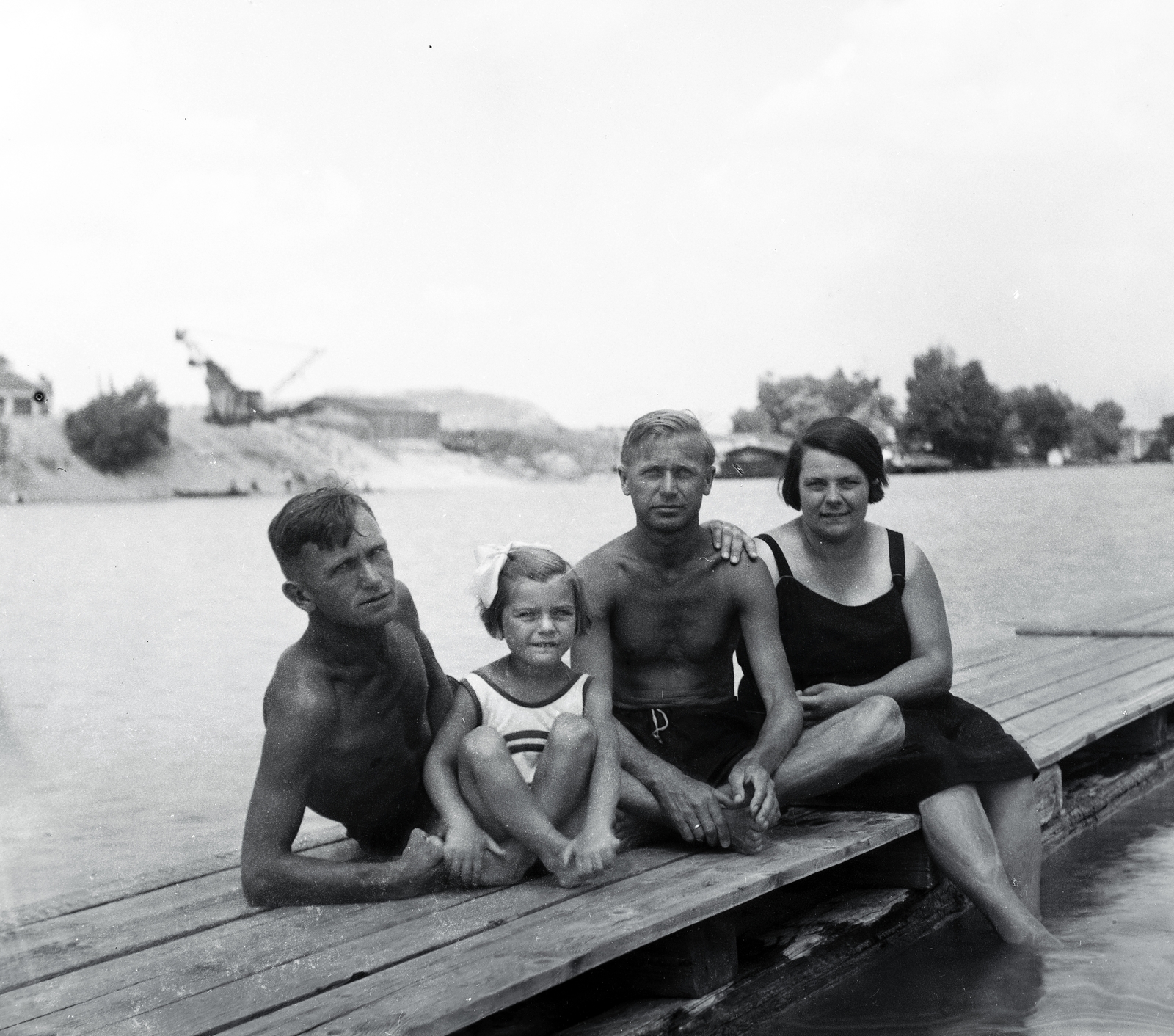 Magyarország, Budapest XI., Lágymányosi öböl., 1933, Wittner Lucia, Budapest, Fortepan #190091