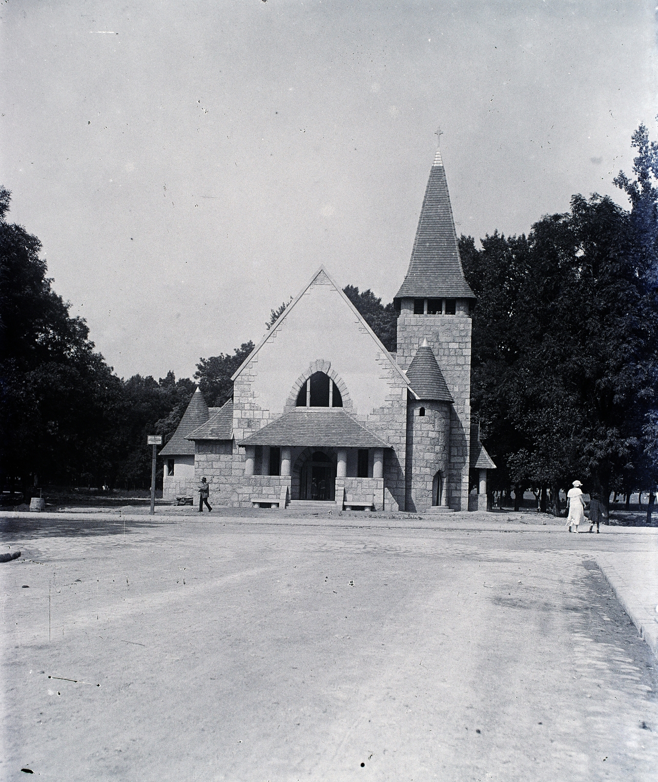Magyarország, Városmajor, Budapest XII., Csaba utca, kistemplom., 1924, Wittner Lucia, Budapest, Fortepan #190102