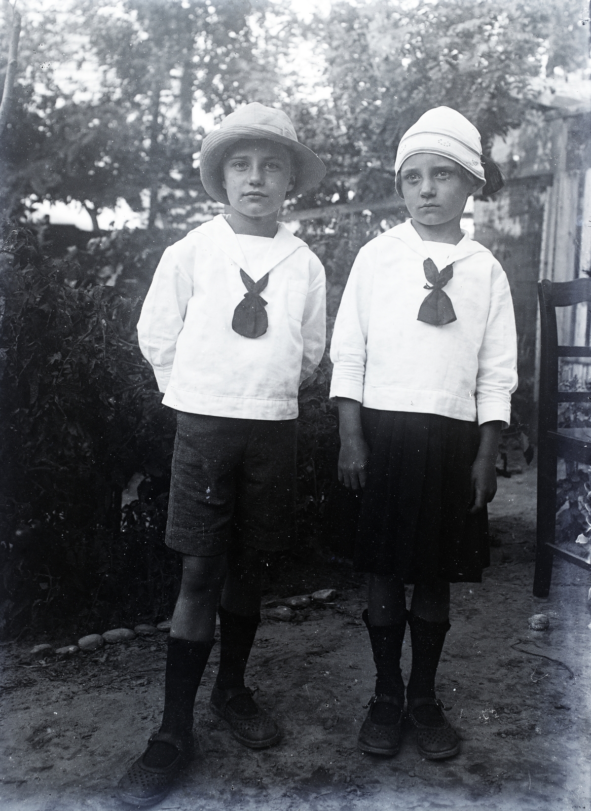 1924, Wittner Lucia, fiú, lány, Fortepan #190107