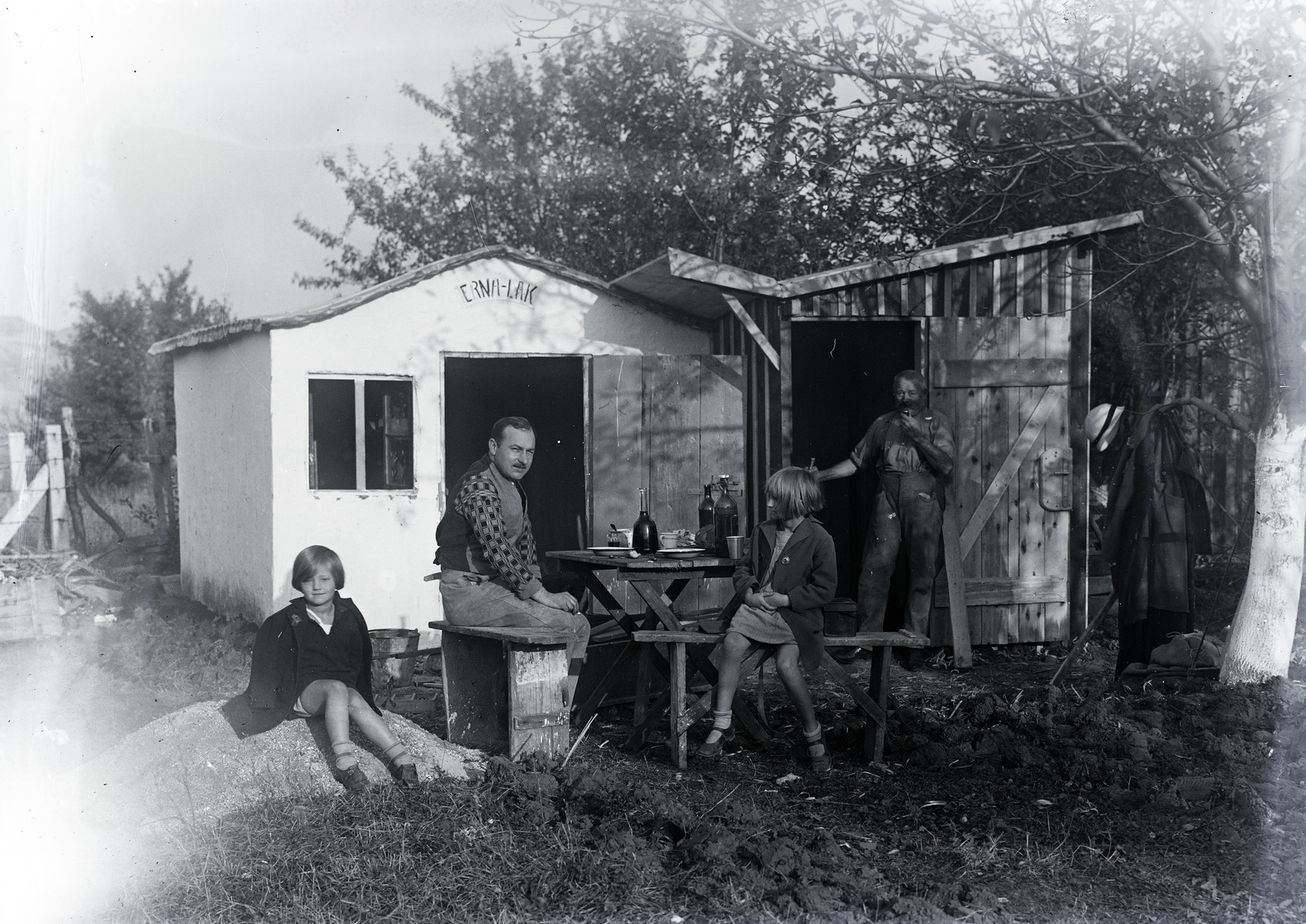 1928, Zagyva Tiborné, picnic, Fortepan #190220