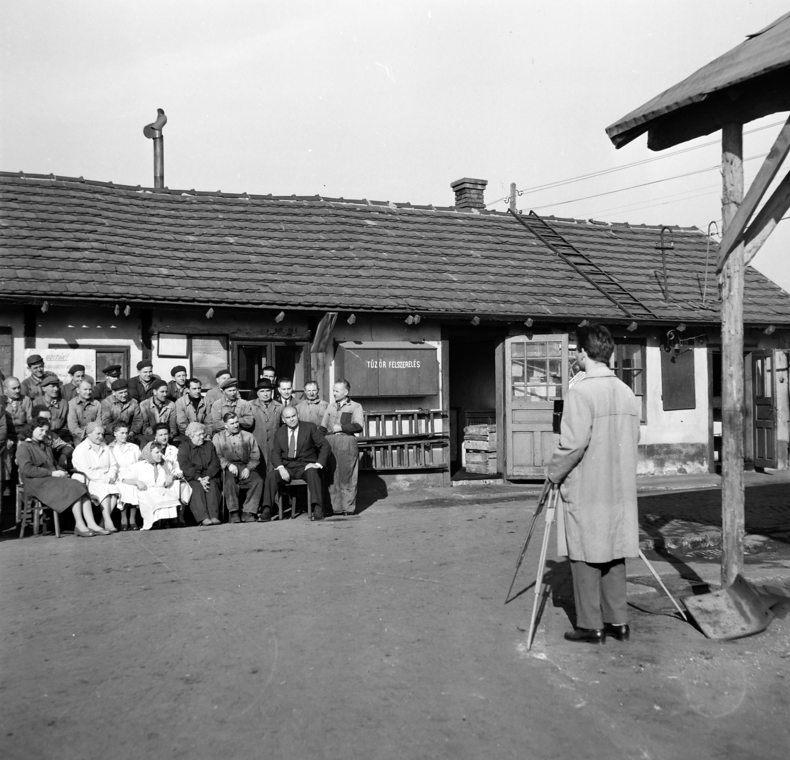 1960, Szalay Zoltán, csoportkép, fotózás, Fortepan #190496