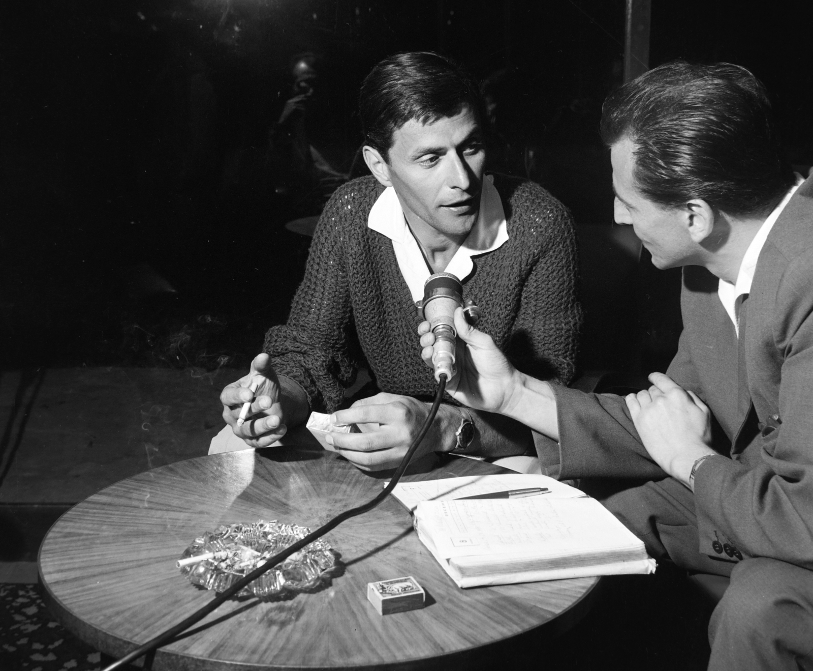 Hungary, Gábor Pál filmrendező és Vértessy Sándor riporter., 1962, Szalay Zoltán, Fortepan #190580