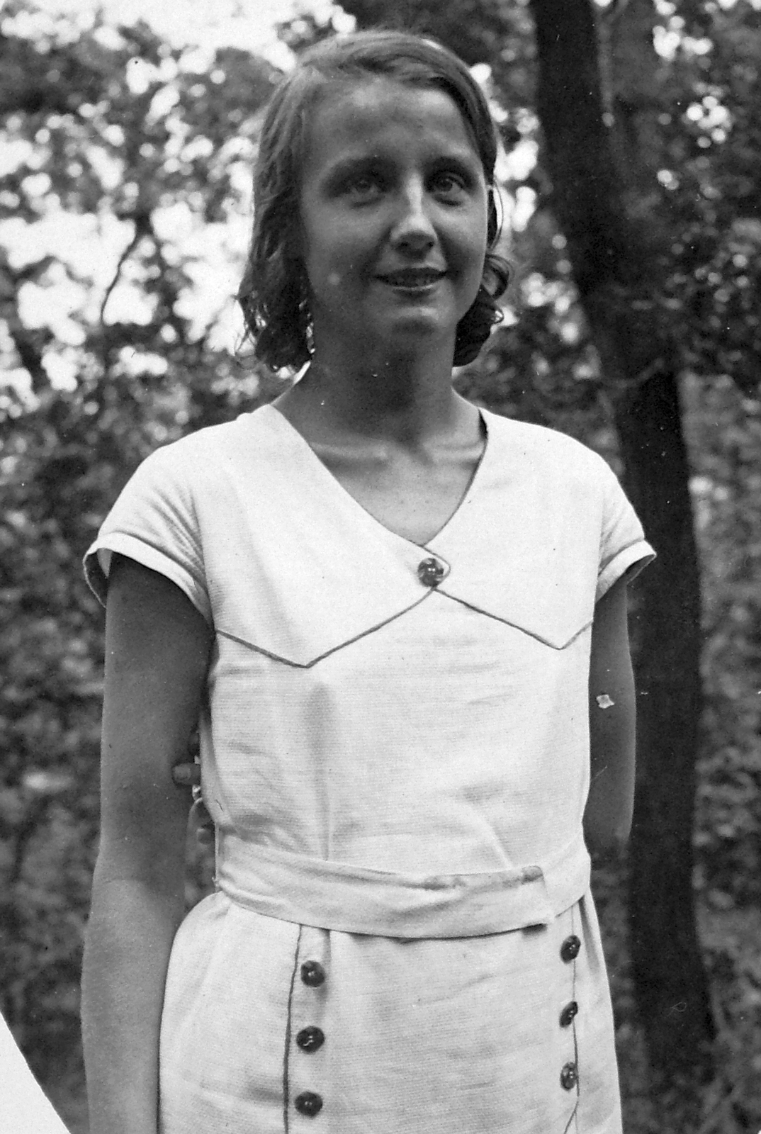 1936, Jankovszky György, portrait, fashion, girl, Fortepan #19074