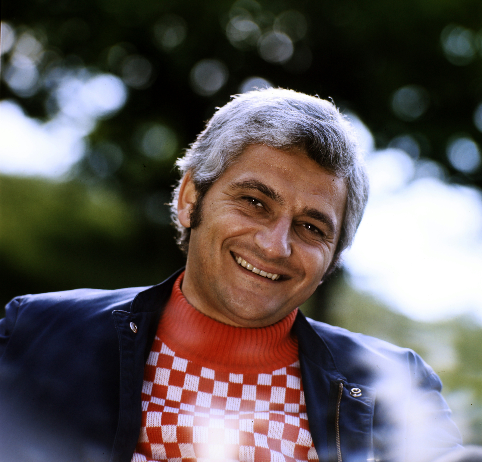 Hungary, Sinkó László színművész., 1974, Szalay Zoltán, portrait, colorful, Fortepan #190997