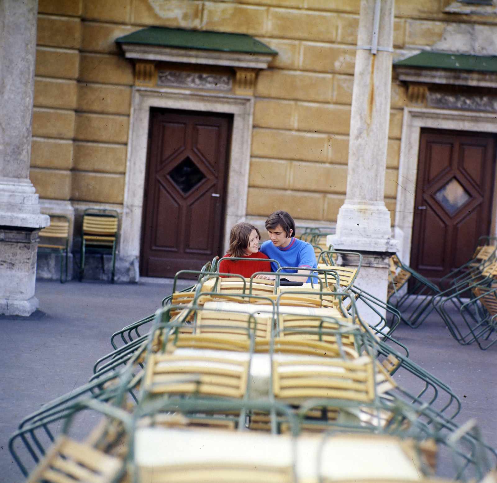 Hungary, Budapest I., Várkert Bazár, Budai Ifjúsági Park., 1970, Szalay Zoltán, colorful, Budapest, Fortepan #191056