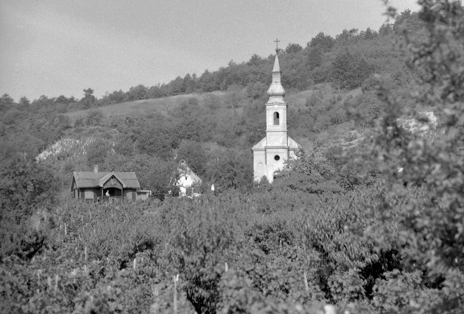 Magyarország, Balatongyörök, Becehegy, Szentháromság kápolna., 1960, Kotnyek Antal, Fortepan #19111