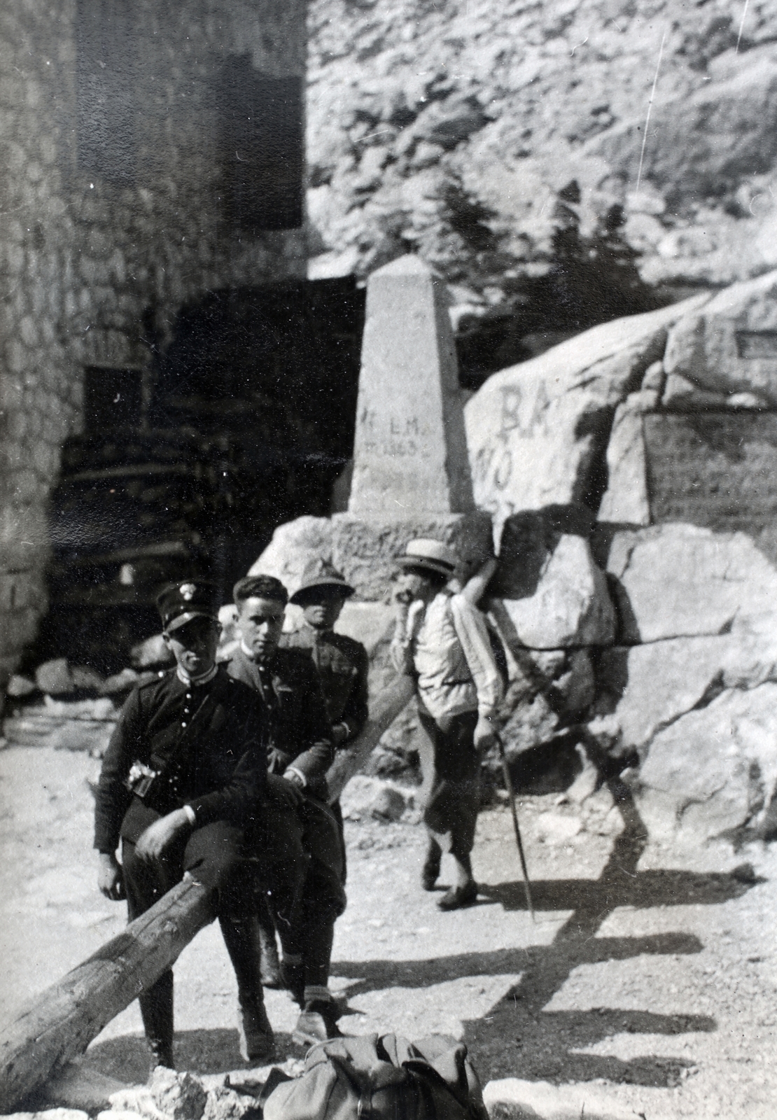 Ausztria,Olaszország, Plöcken-hágó (Plöckenpass / Passo di Monte Croce Carnico)., 1926, Kieselbach Gyula, Fortepan #191348
