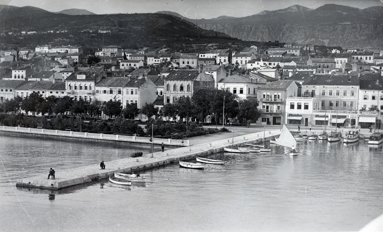 Croatia,Adriatic Sea, Cirkvenica, 1938, Kieselbach Gyula, Fortepan #191397