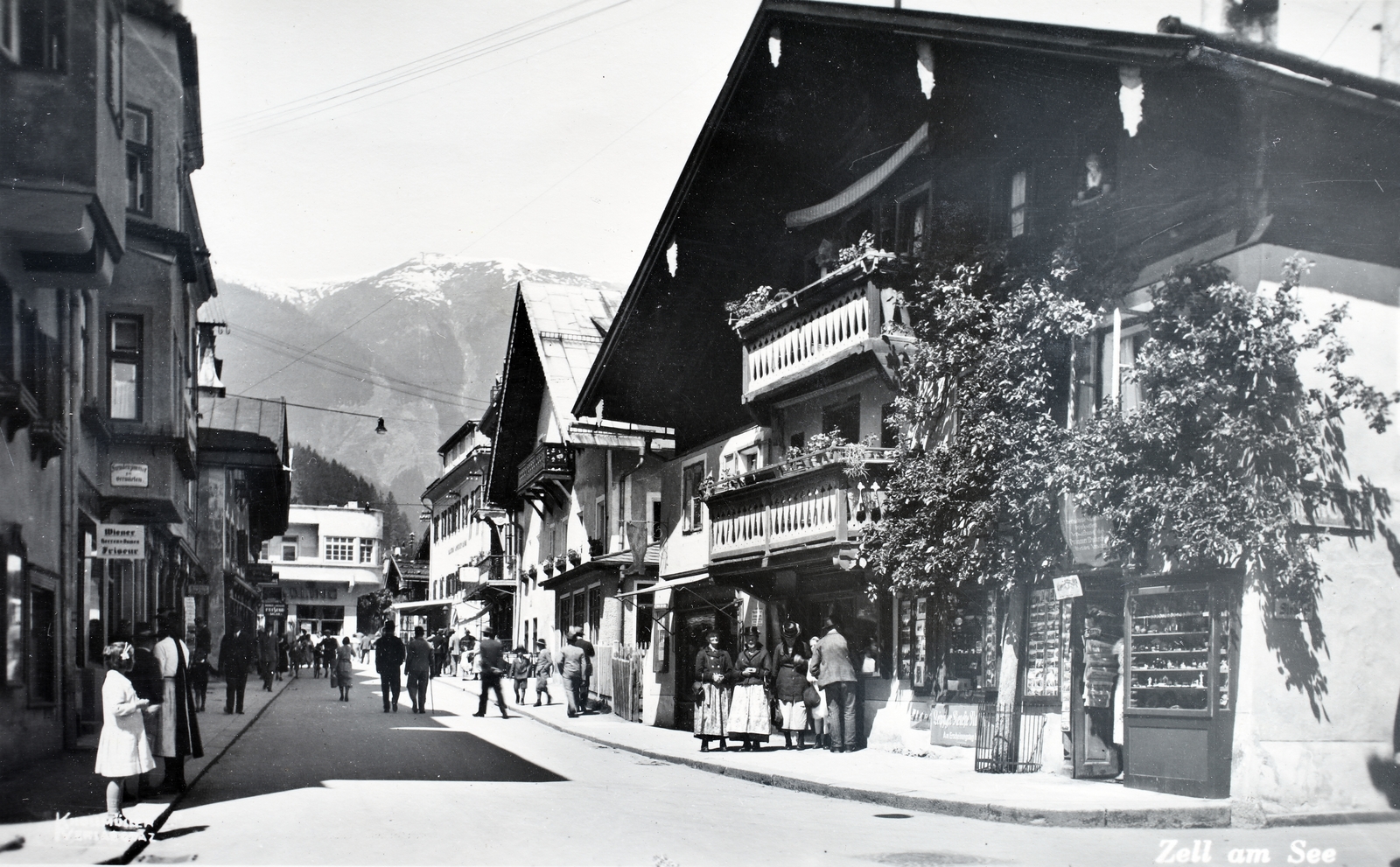 Austria, Zell am See, 1937, Kieselbach Gyula, Fortepan #191440