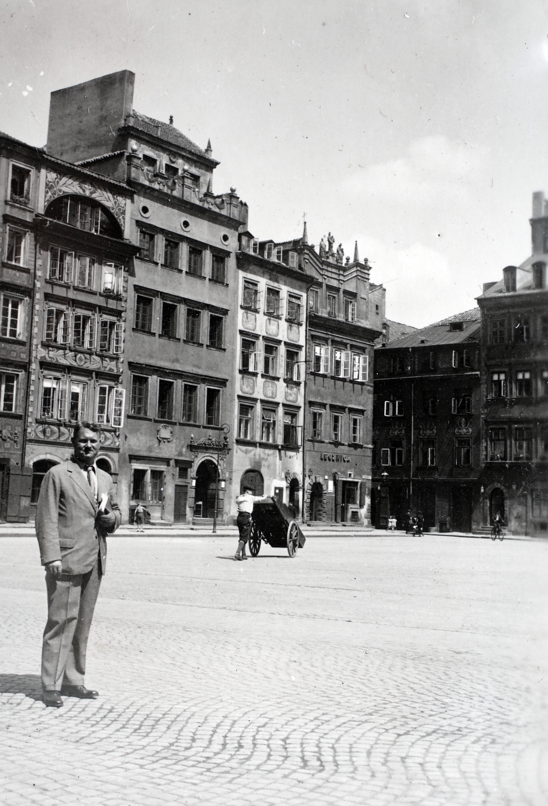Poland, Warsaw, Óvárosi piactér (Rynek Starego Miasta)., 1936, Kieselbach Gyula, Fortepan #191473