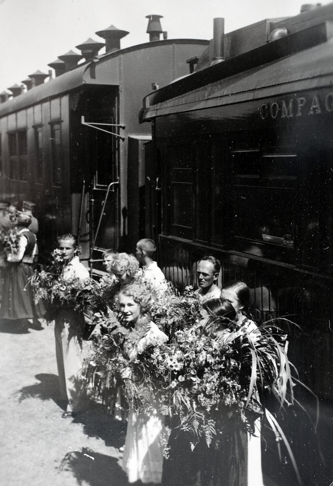 Lithuania;Lietuva, Vilnius, (ekkor Wilno) vasútállomás., 1936, Kieselbach Gyula, Fortepan #191476