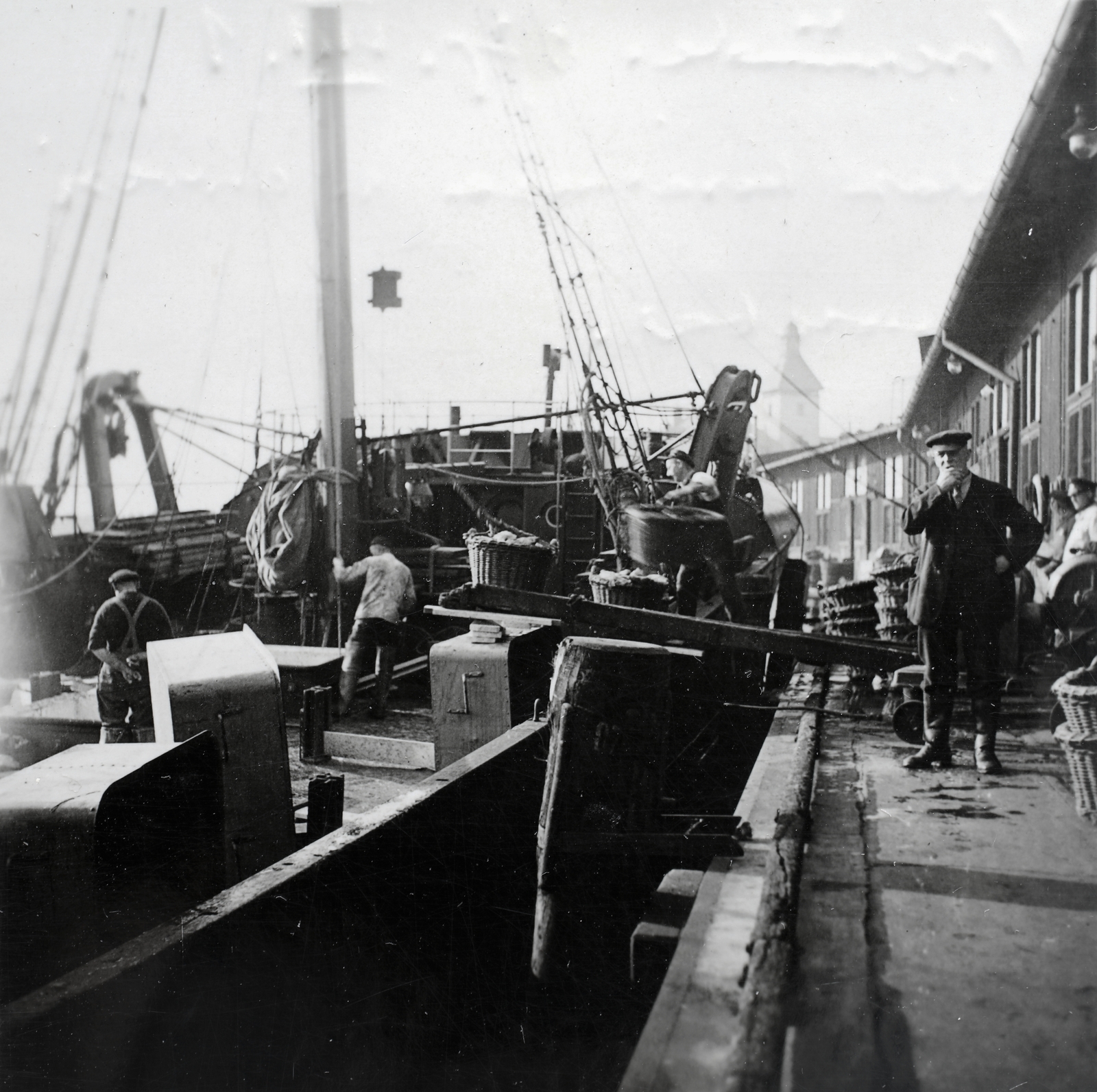 Germany, Hamburg, kikötő., 1939, Kieselbach Gyula, ship, Fortepan #191569