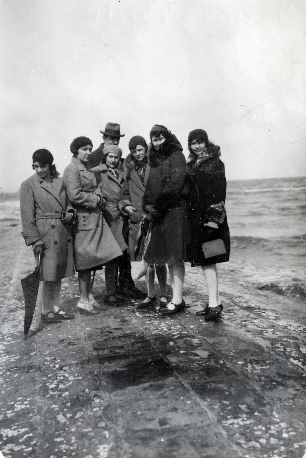 Belgium, Oostende, az Északi-tenger partja a Kursaal előtt., 1930, Kieselbach Gyula, Fortepan #191649