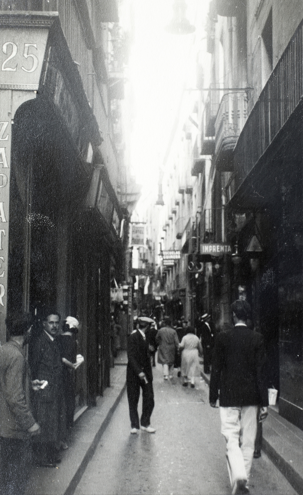 Spain, Barcelona, 1933, Kieselbach Gyula, Fortepan #191714