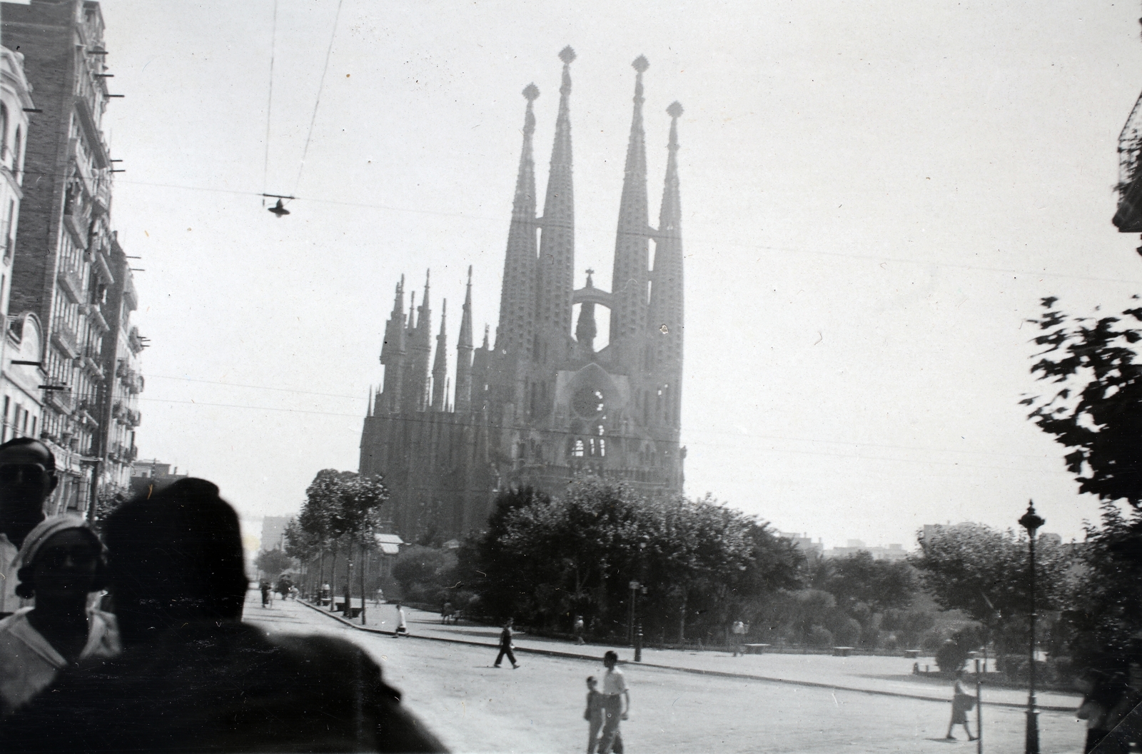 Spain, Barcelona, a Sagrada Família (Szent Család) templom., 1933, Kieselbach Gyula, Fortepan #191727