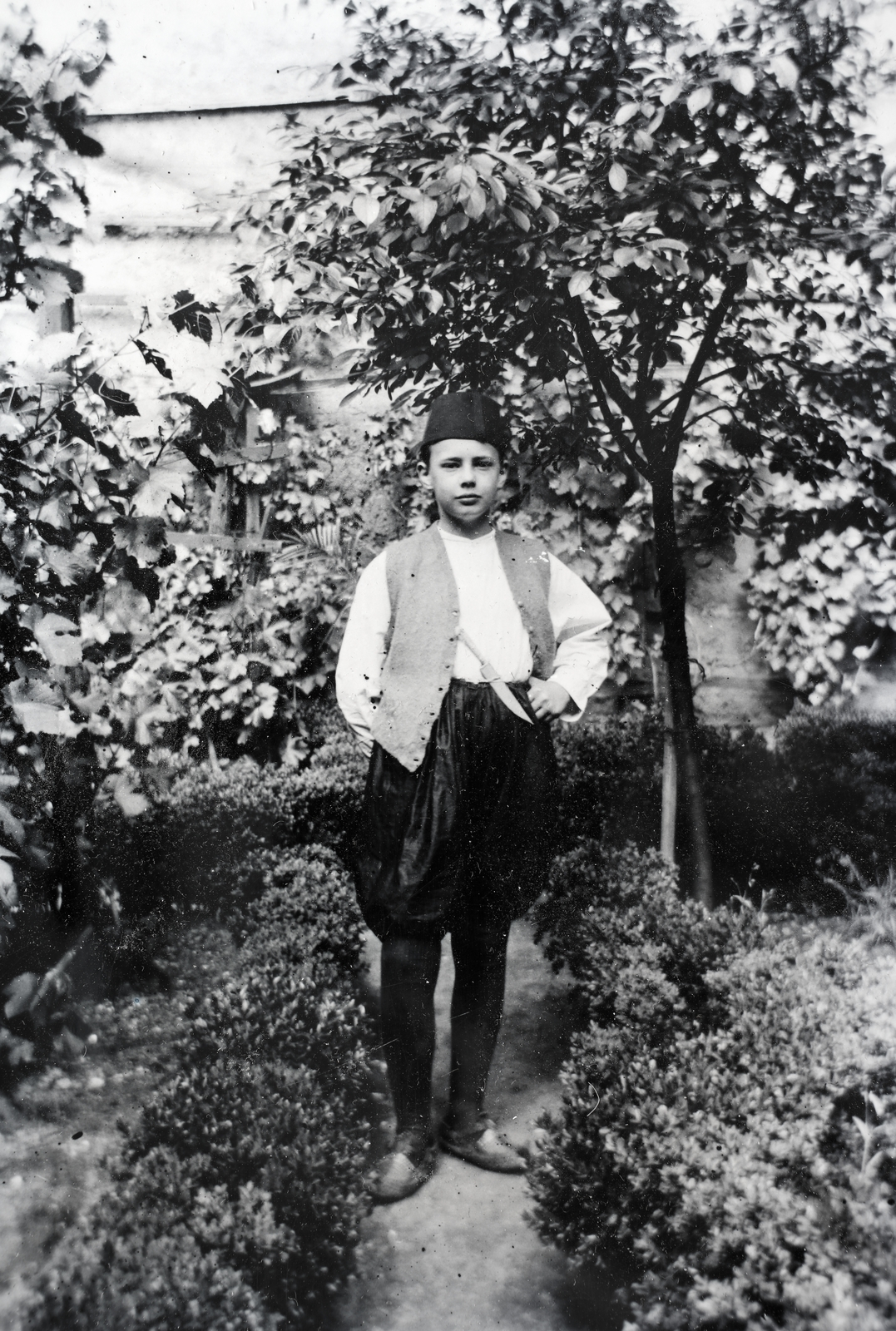 1917, Kieselbach Gyula, costume, Best of, Fortepan #191772