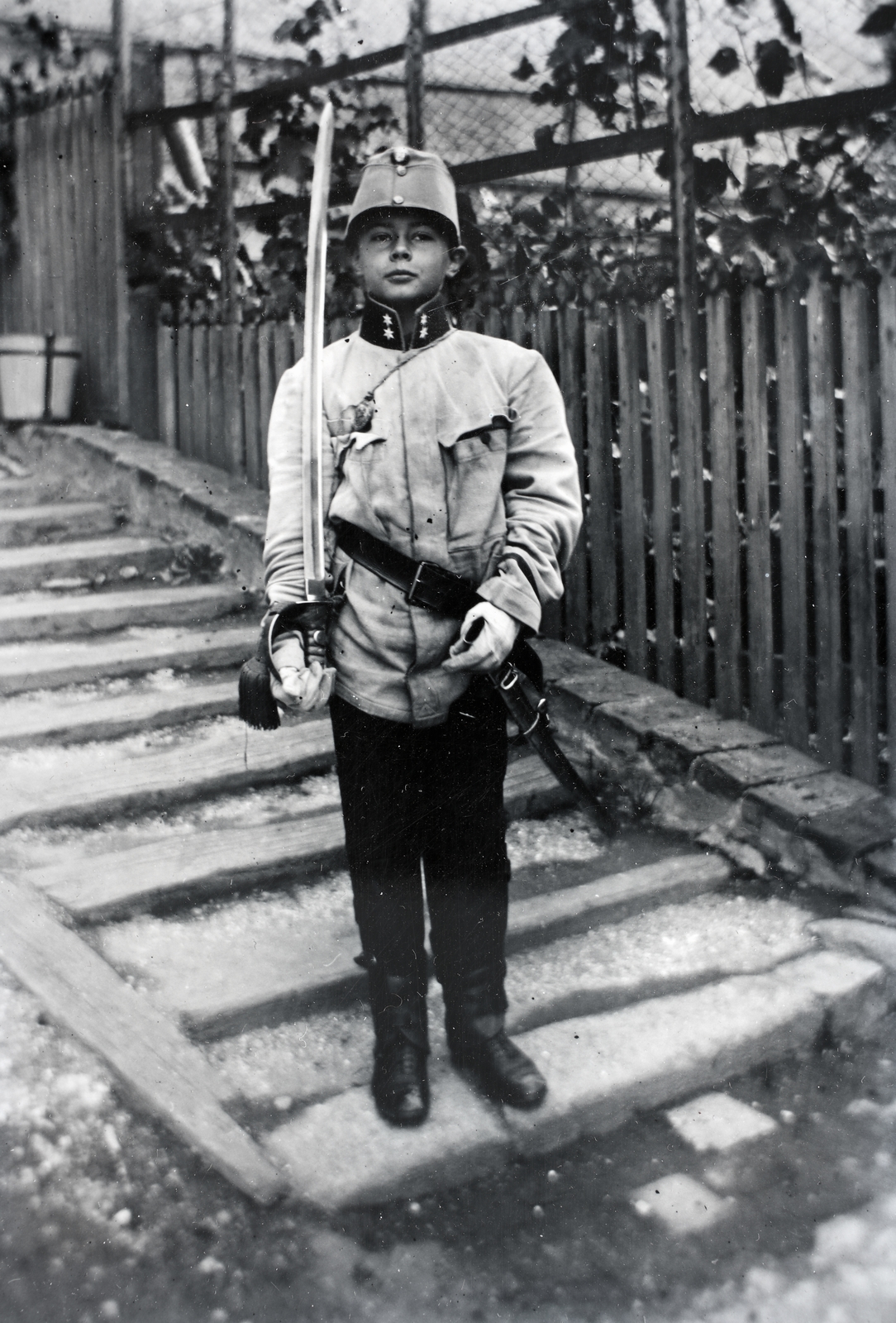 1917, Kieselbach Gyula, costume, Best of, Fortepan #191774