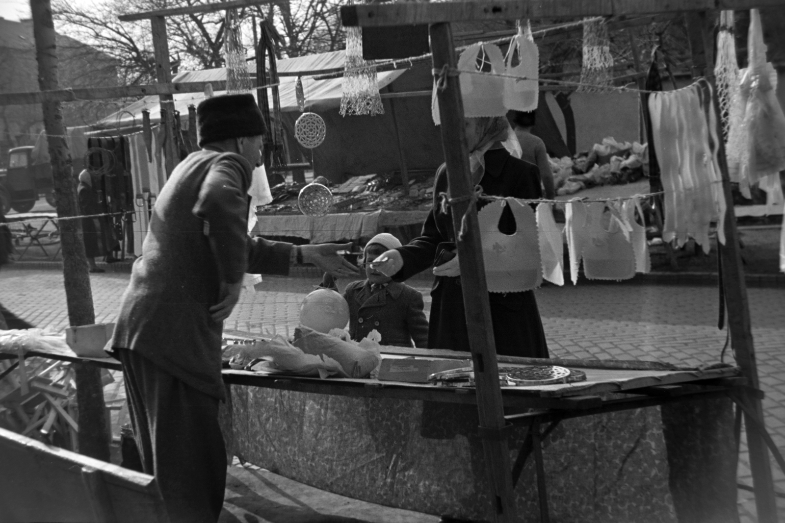 1958, Kriss Géza, seller, shopping, Fortepan #191973