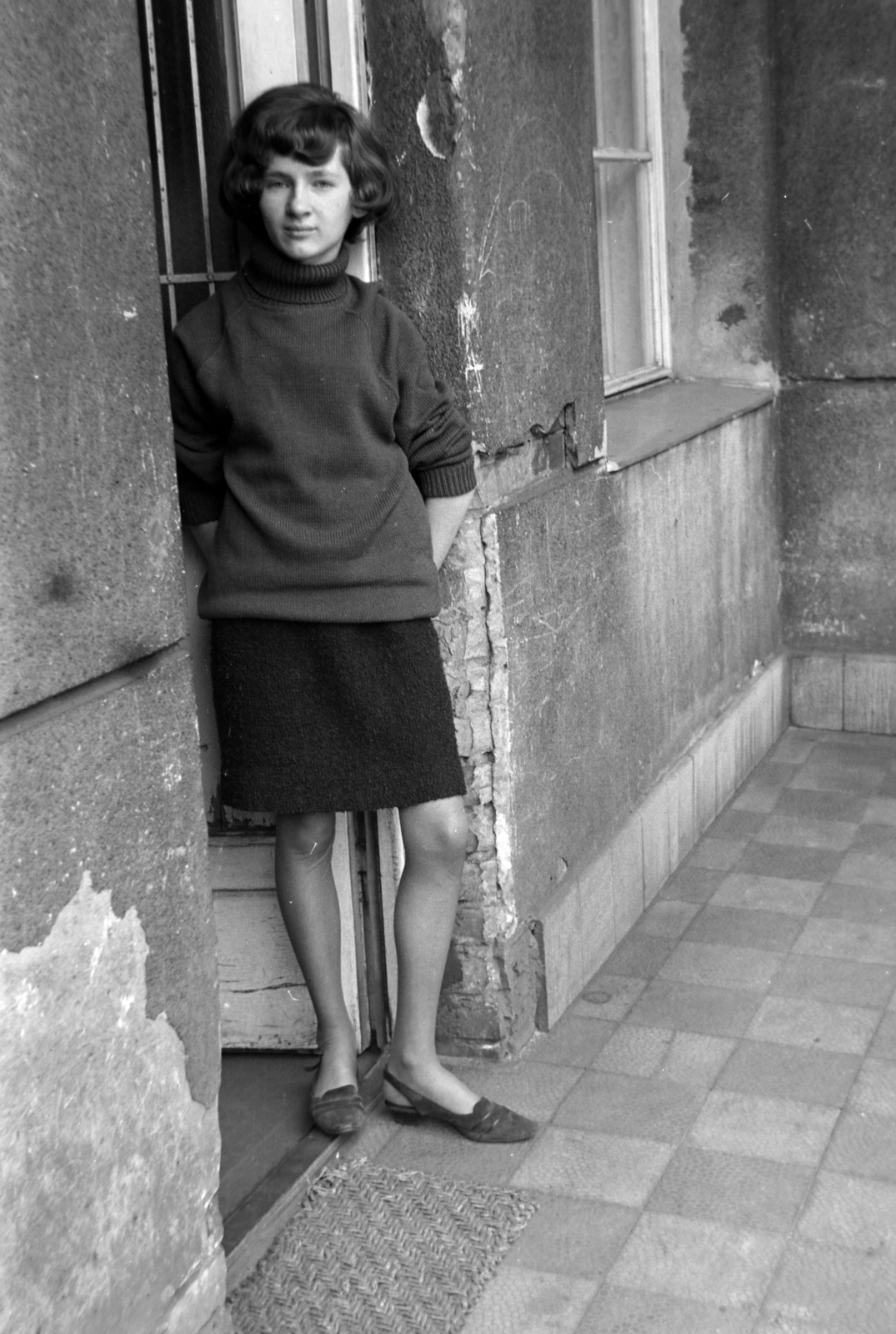 Hungary, Budapest VIII., a felvétel a Beniczky Lajos utca 3–5. számú házban készült., 1964, Kriss Géza, Budapest, Fortepan #192013