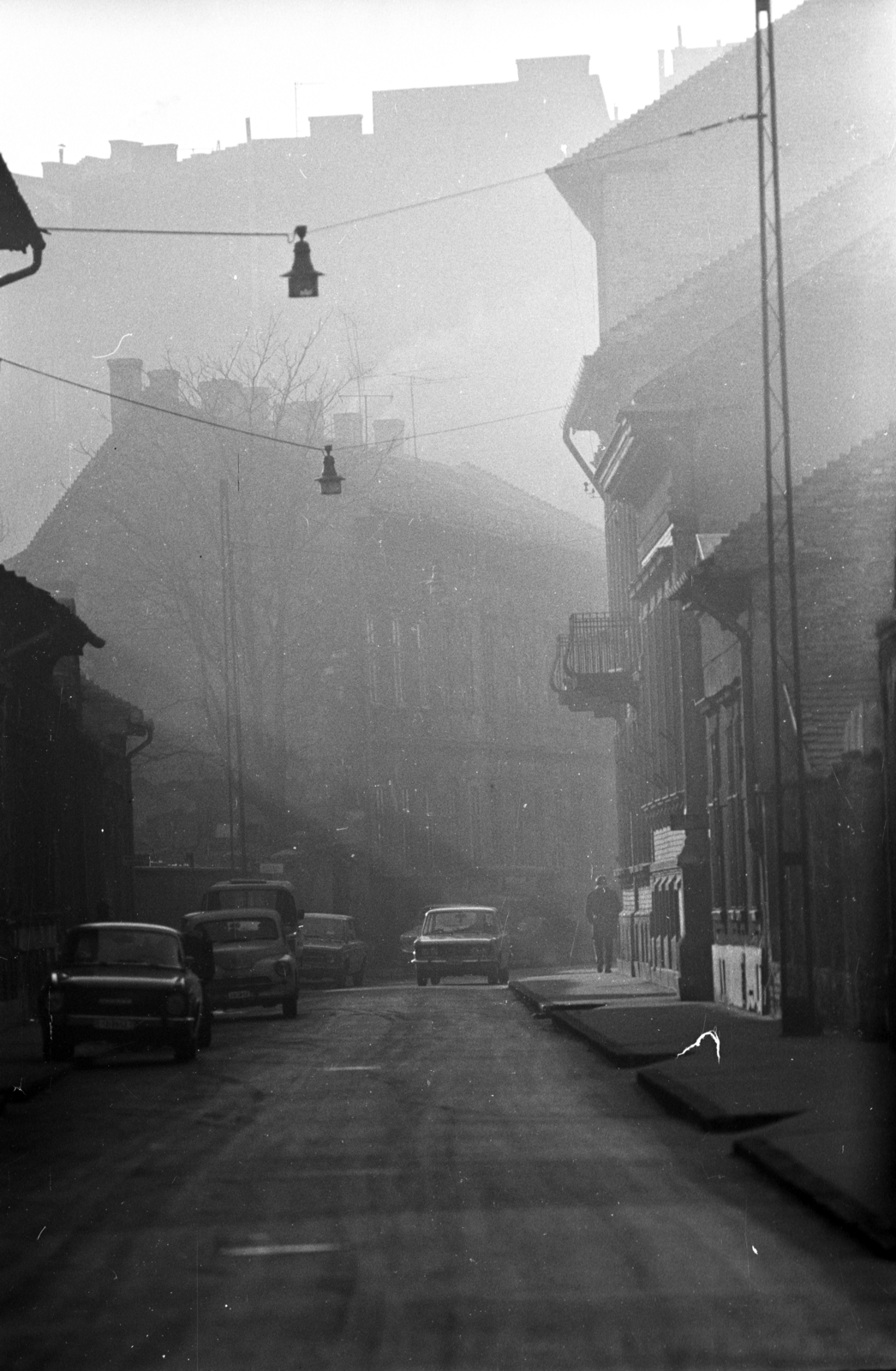 Magyarország, Budapest VIII., a Nagy Templom utca a Práter utca felől az Üllői út irányába nézve., 1972, Kriss Géza, Budapest, Fortepan #192044