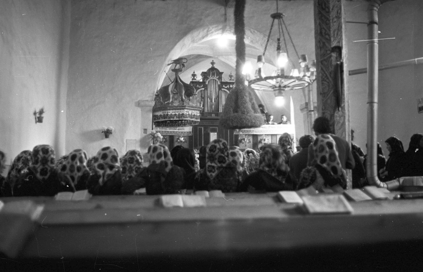 Romania,Transylvania, Viştea, református templom., 1979, Kriss Géza, Fortepan #192263