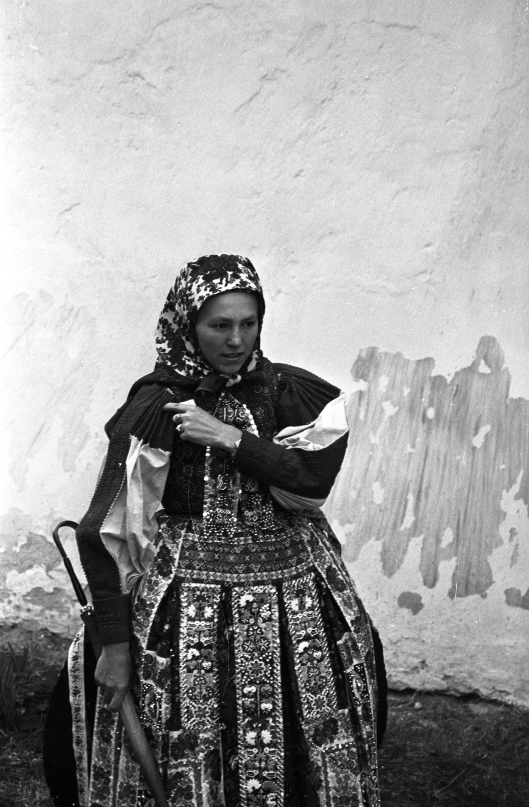 1979, Kriss Géza, folk costume, woman, Fortepan #192274