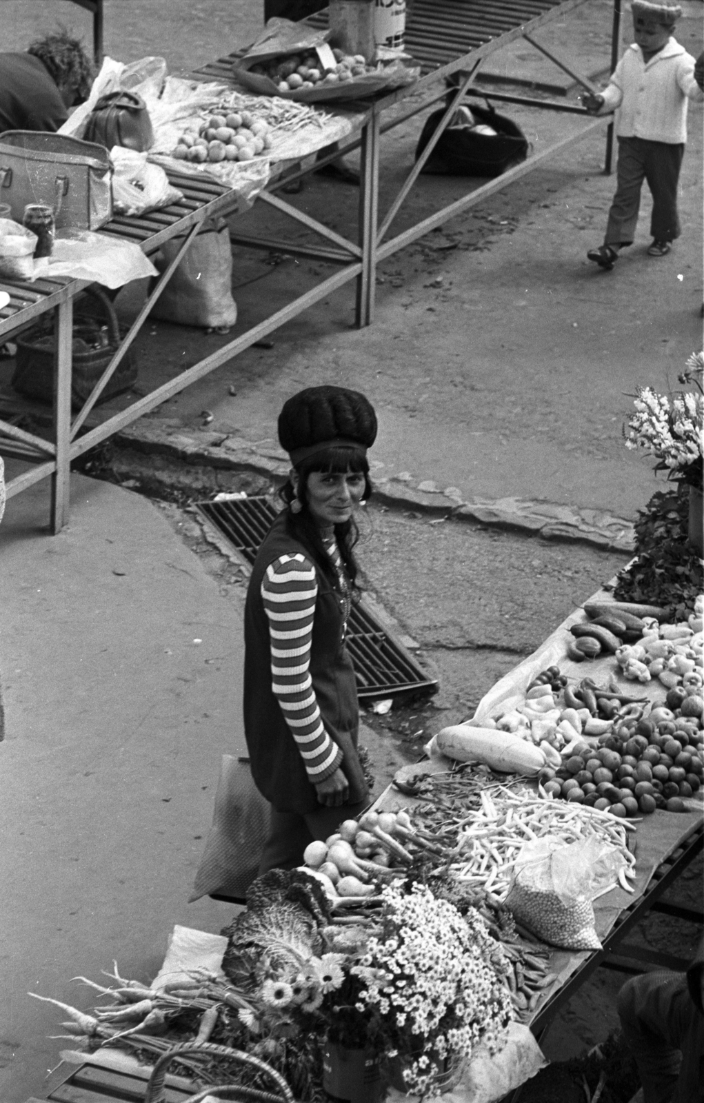 1979, Kriss Géza, market, Fortepan #192292