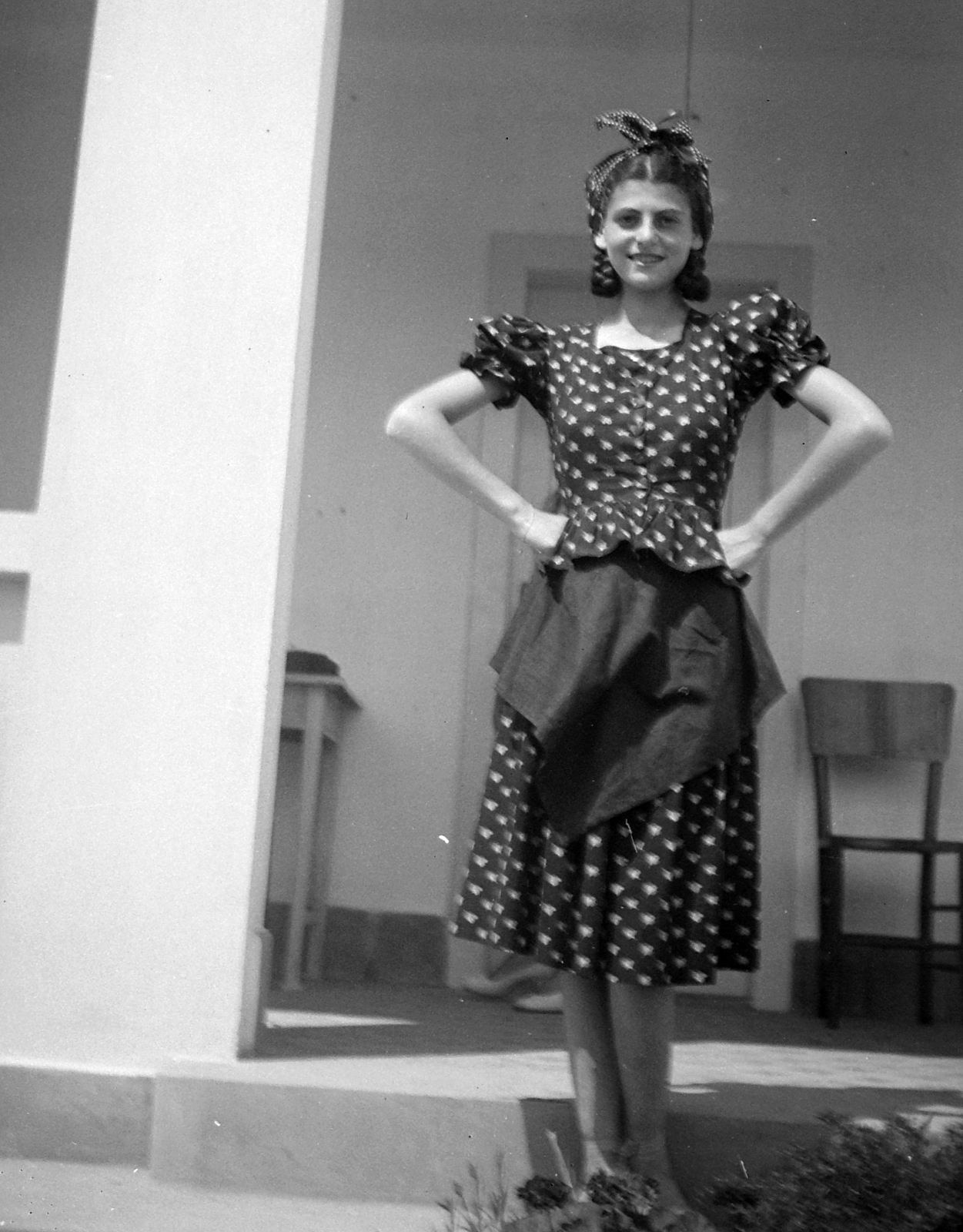 1937, Rothman család, akimbo, girl, Fortepan #19232