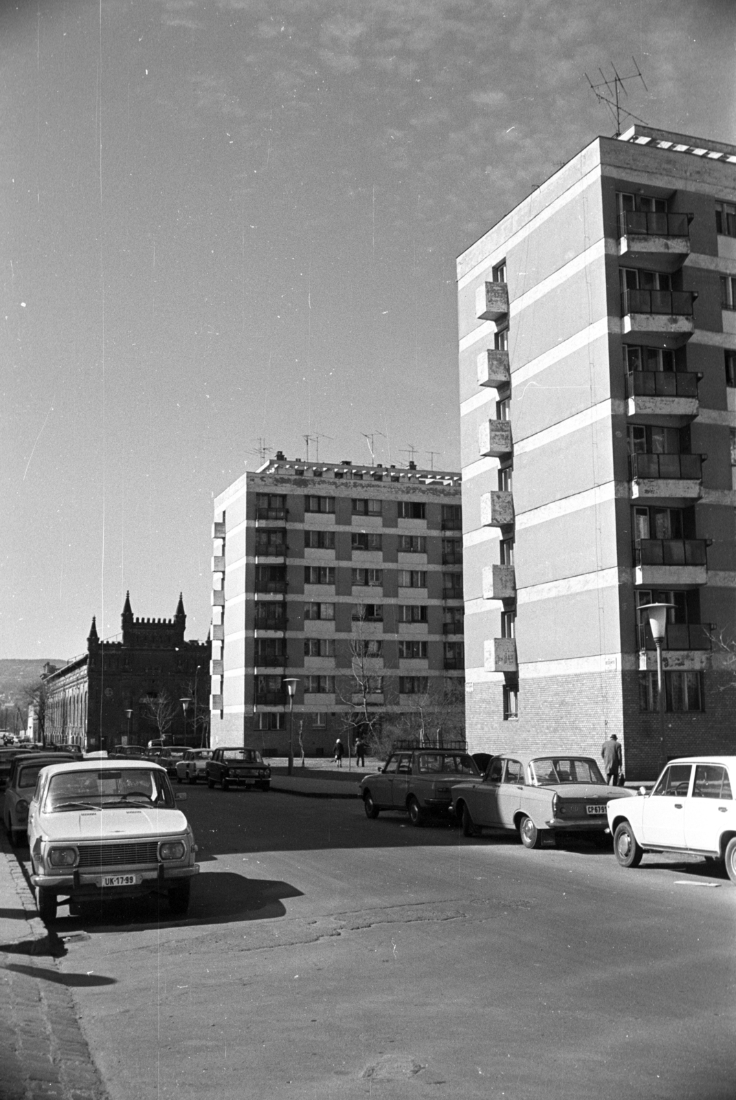Hungary, Budapest XIII., a Bessenyei utca a Váci út felől nézve., 1979, Kriss Géza, Budapest, Fortepan #192450