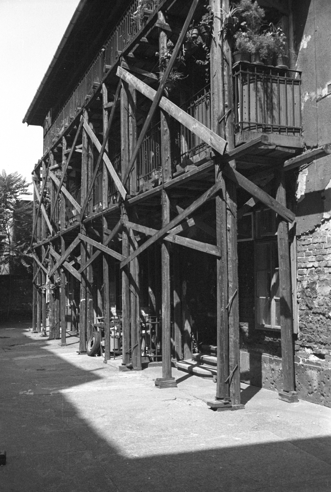 1980, Kriss Géza, dúcolat, állvány, Fortepan #192562