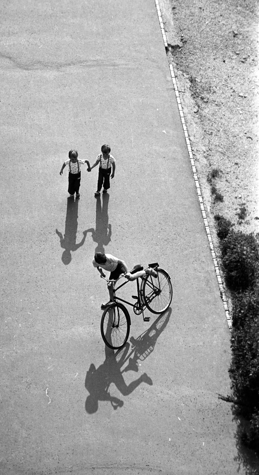 Hungary, Budapest VIII., kilátás a Práter utca 60. számú toronyházból a Losonci térre., 1982, Kriss Géza, Budapest, Fortepan #192575