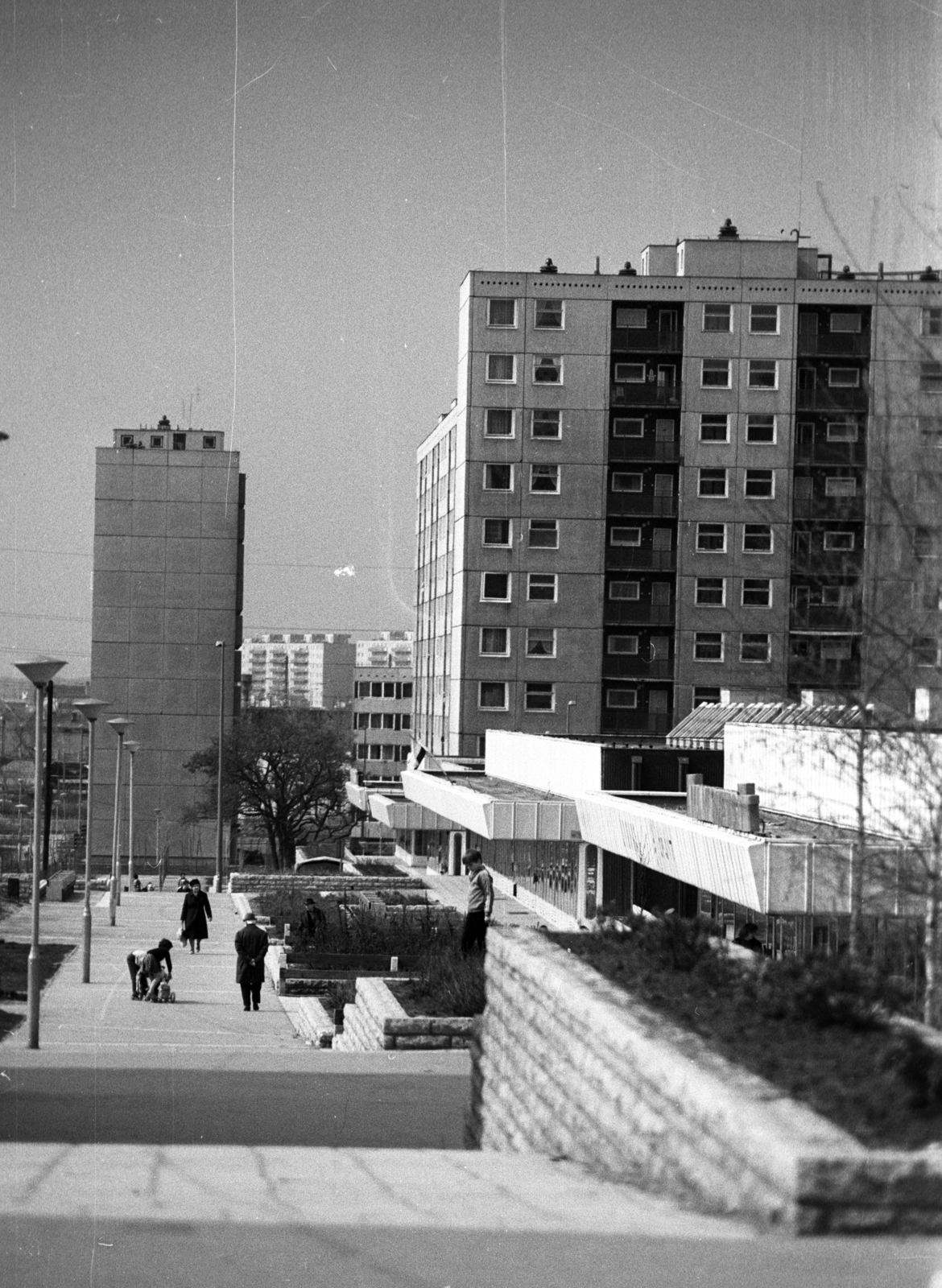 Hungary, Budapest X., Kőbánya Újhegyi lakótelep. Újhegyi sétány., 1984, Kriss Géza, Budapest, Fortepan #192701