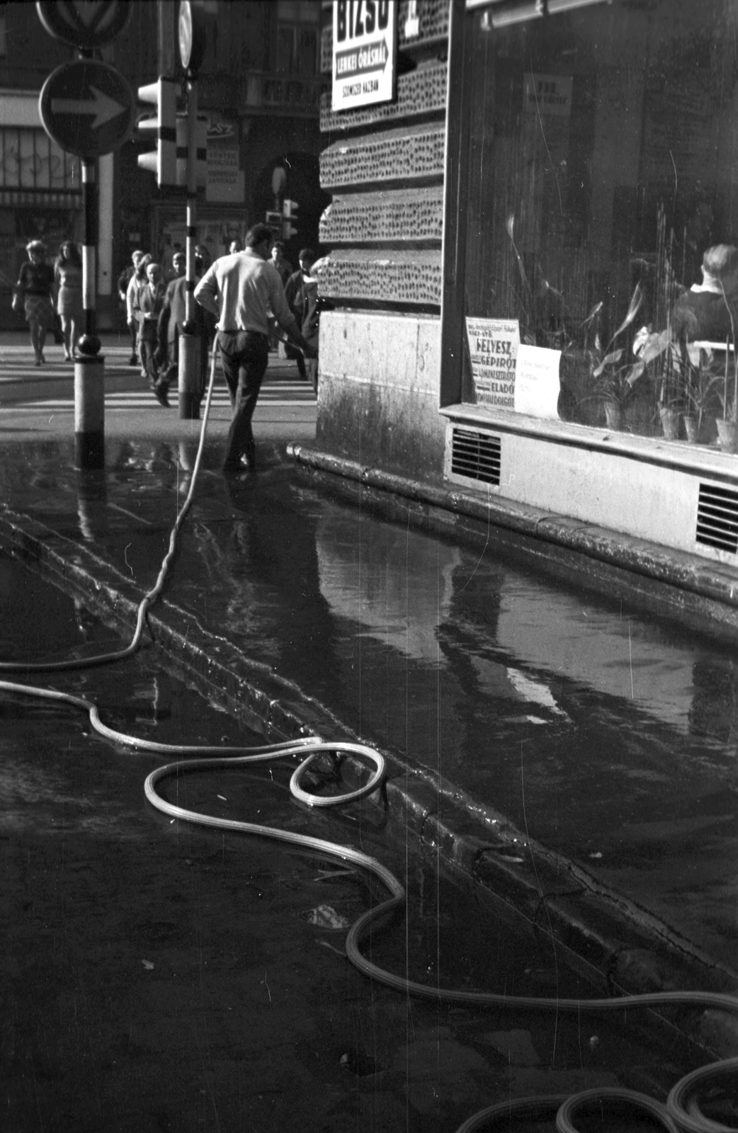 Magyarország, Budapest XIII., Visegrádi utca, szemben a Szent István körút., 1966, Kriss Géza, Budapest, Fortepan #192845