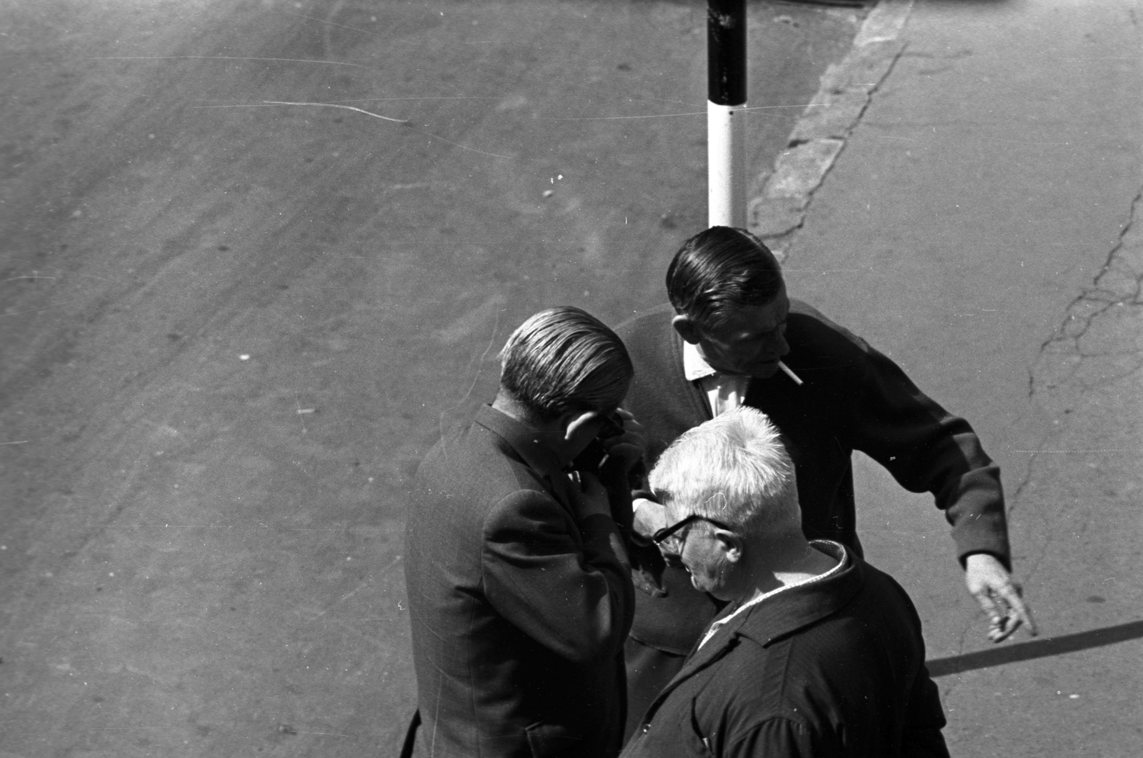 Magyarország, Budapest VIII., Nagy Templom utca - Práter utca sarok. A felvétel a Práter utca 34. számú házból készült., 1966, Kriss Géza, Budapest, Fortepan #192885