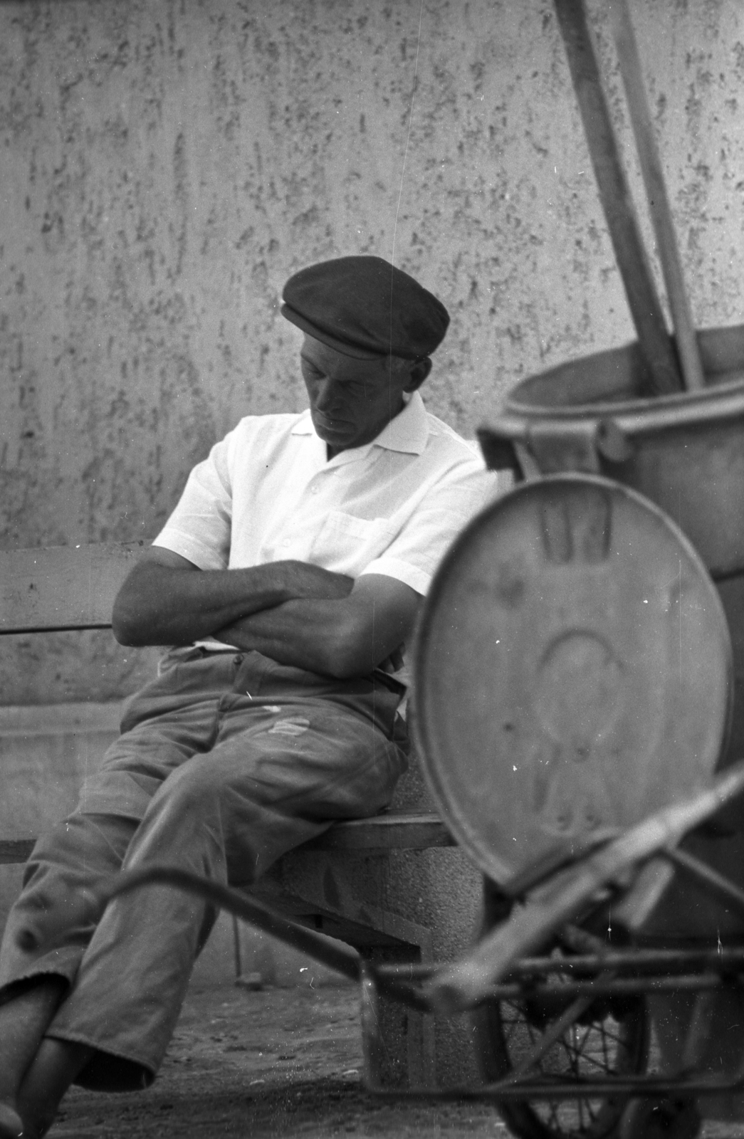 1968, Kriss Géza, sleeping, Fortepan #192925