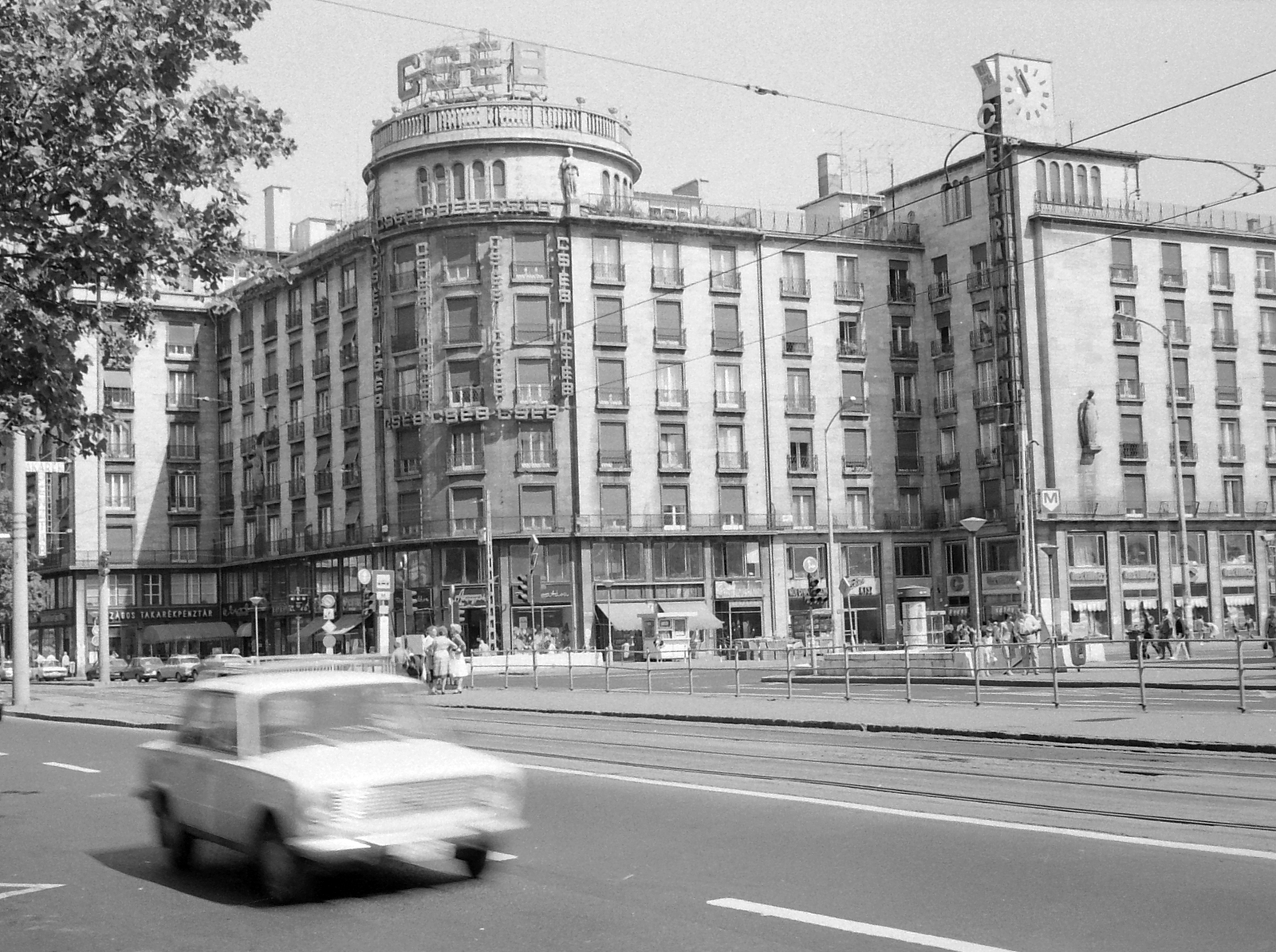 Magyarország, Budapest VII., Astoria kereszteződés, MTA lakóház., 1983, Fortepan, Budapest, Hültl Dezső-terv, Fortepan #19324