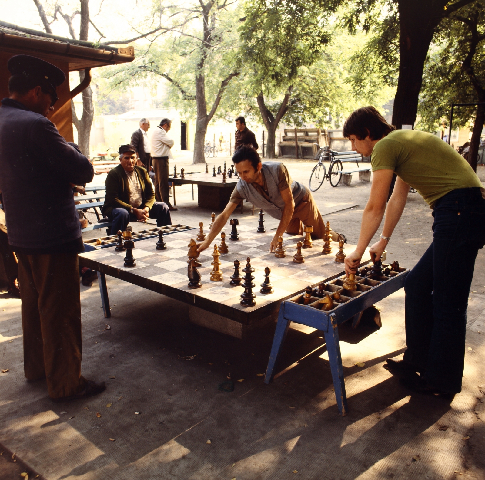 1982, Gábor Viktor, colorful, chess, Fortepan #193581