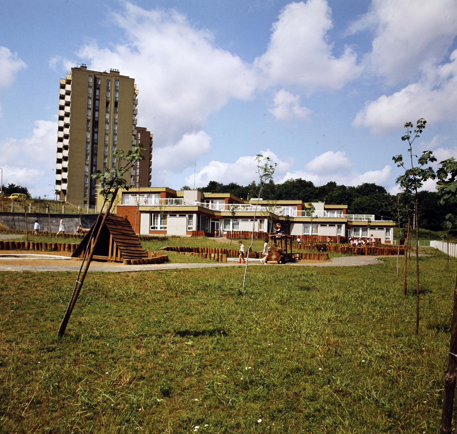 Magyarország, Zalaegerszeg, Kodály Zoltán utcai óvoda (később Landorhegyi Integrált Óvoda Kodály Zoltán utcai Tagóvoda)., 1985, Gábor Viktor, Fortepan #193585
